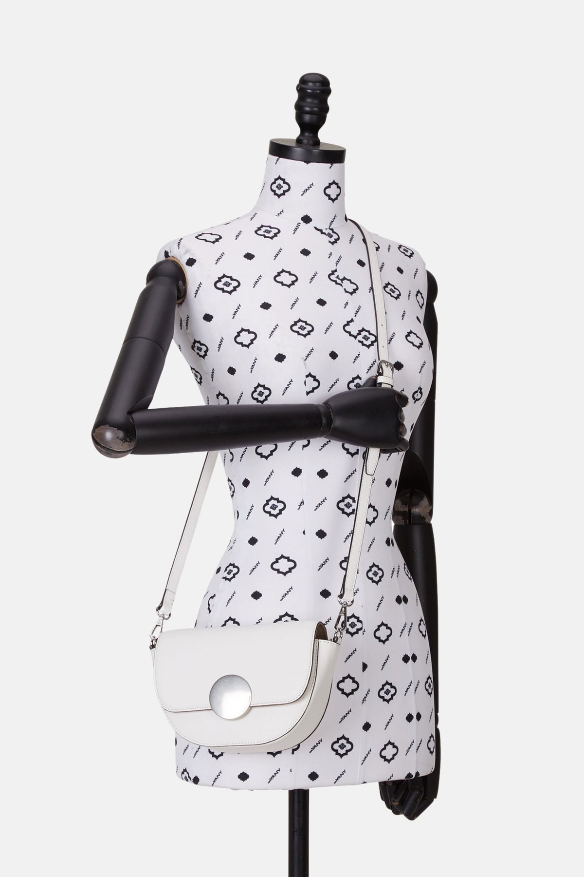 Oryany - Lottie Saddle Crossbody Small Handbags - Cloud Leather