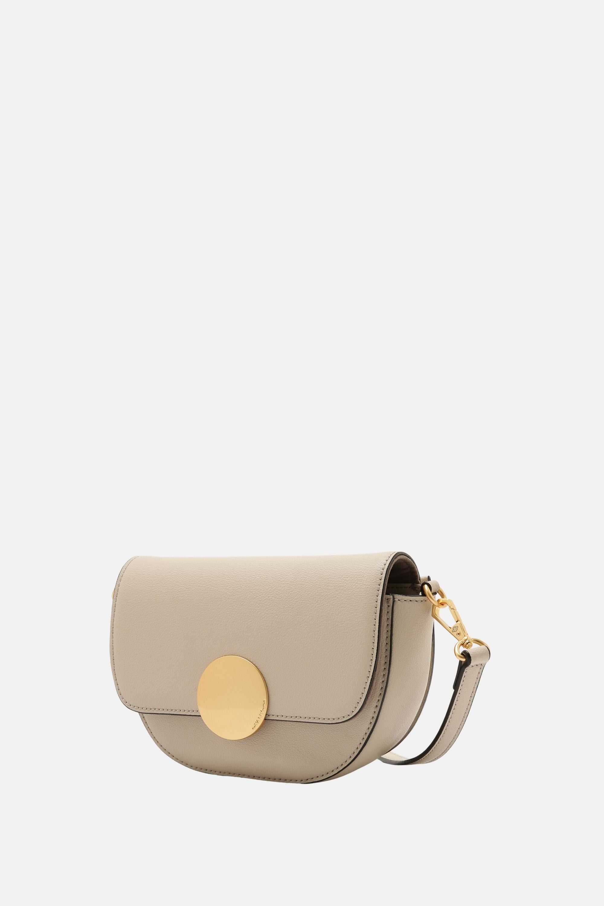 Oryany - Lottie Saddle Crossbody Small Handbags - Cream Leather