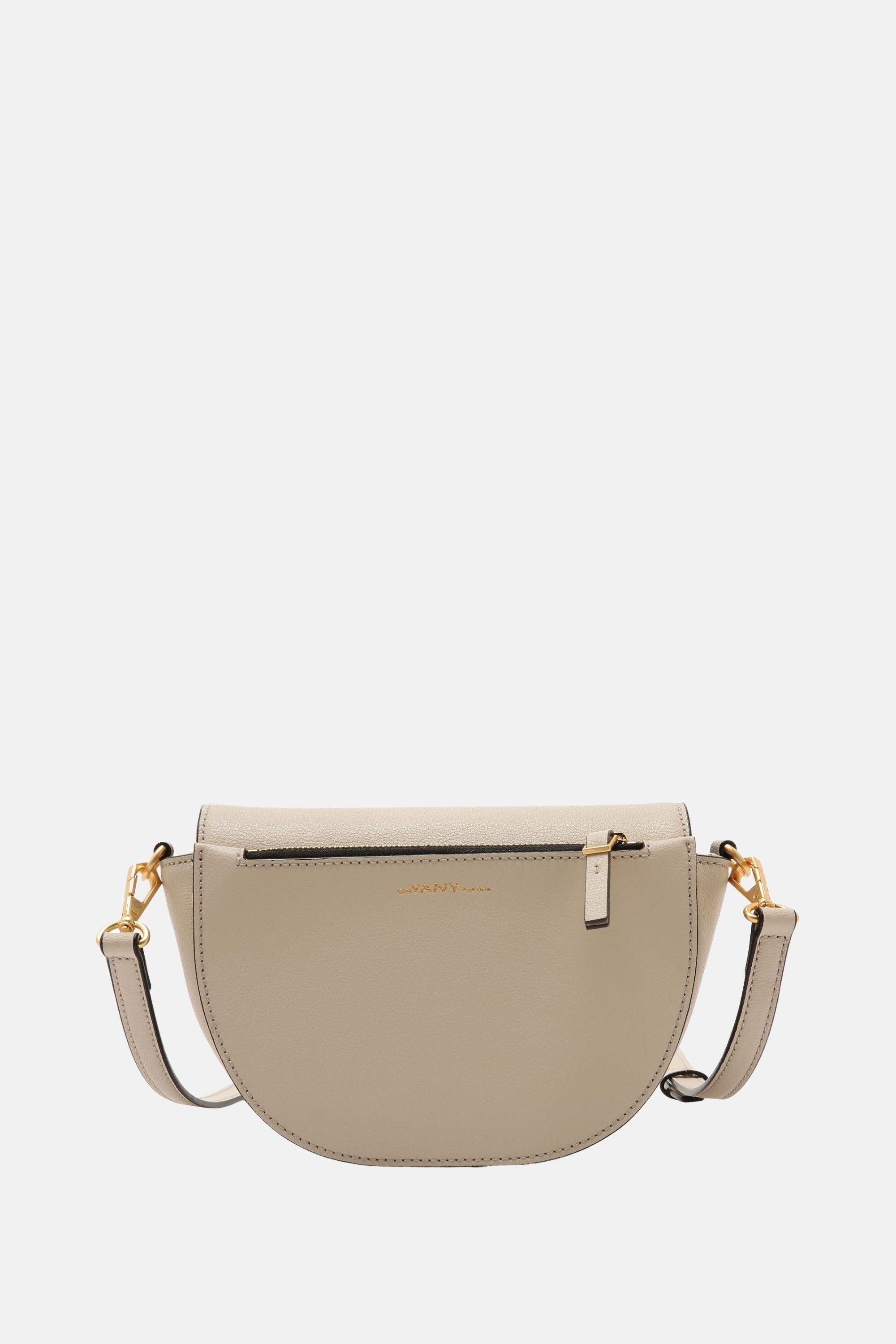 Oryany - Lottie Saddle Crossbody Small Handbags - Cream Leather