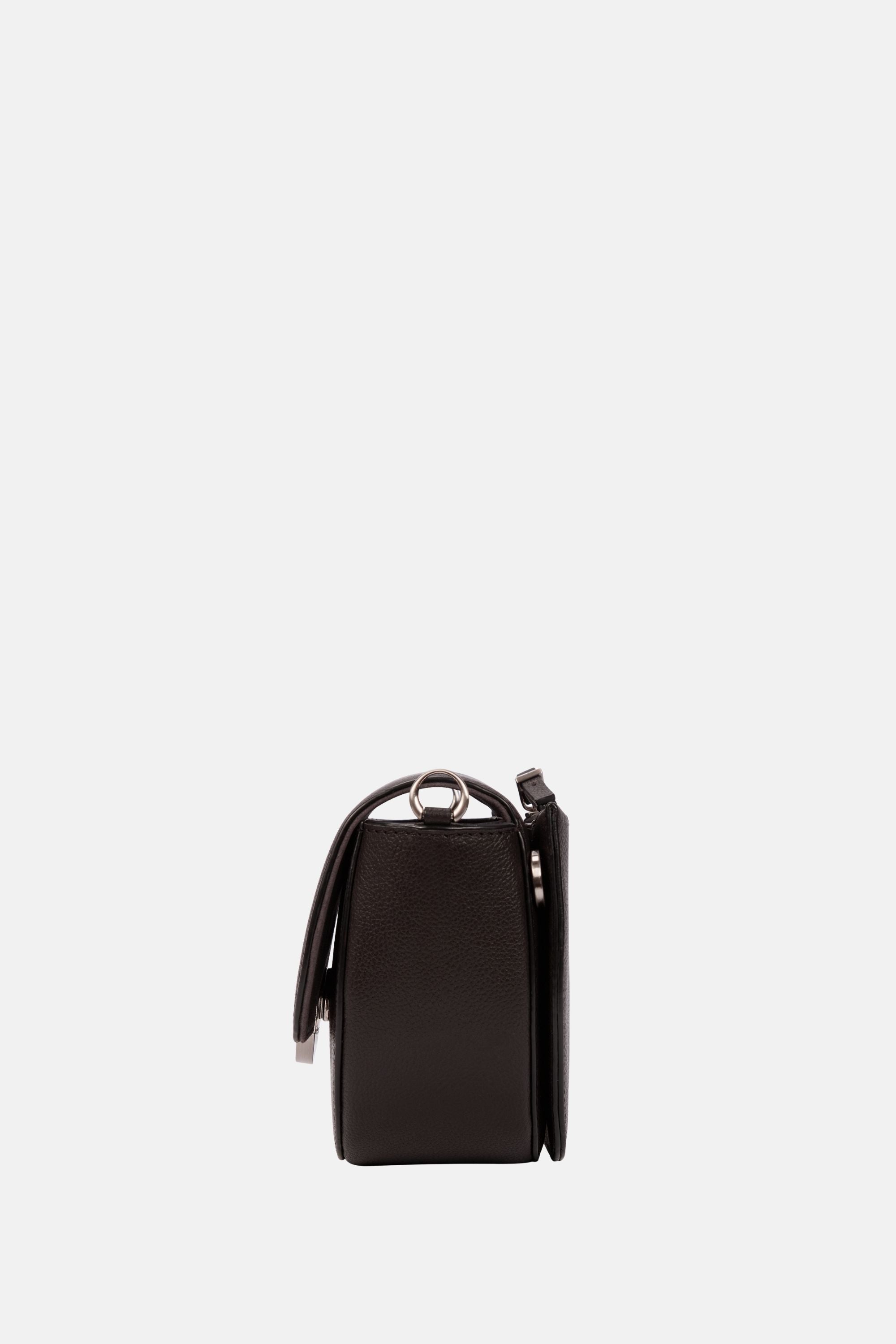Oryany - Lottie Saddle Crossbody Small Handbags - Dark Chocolate Leather