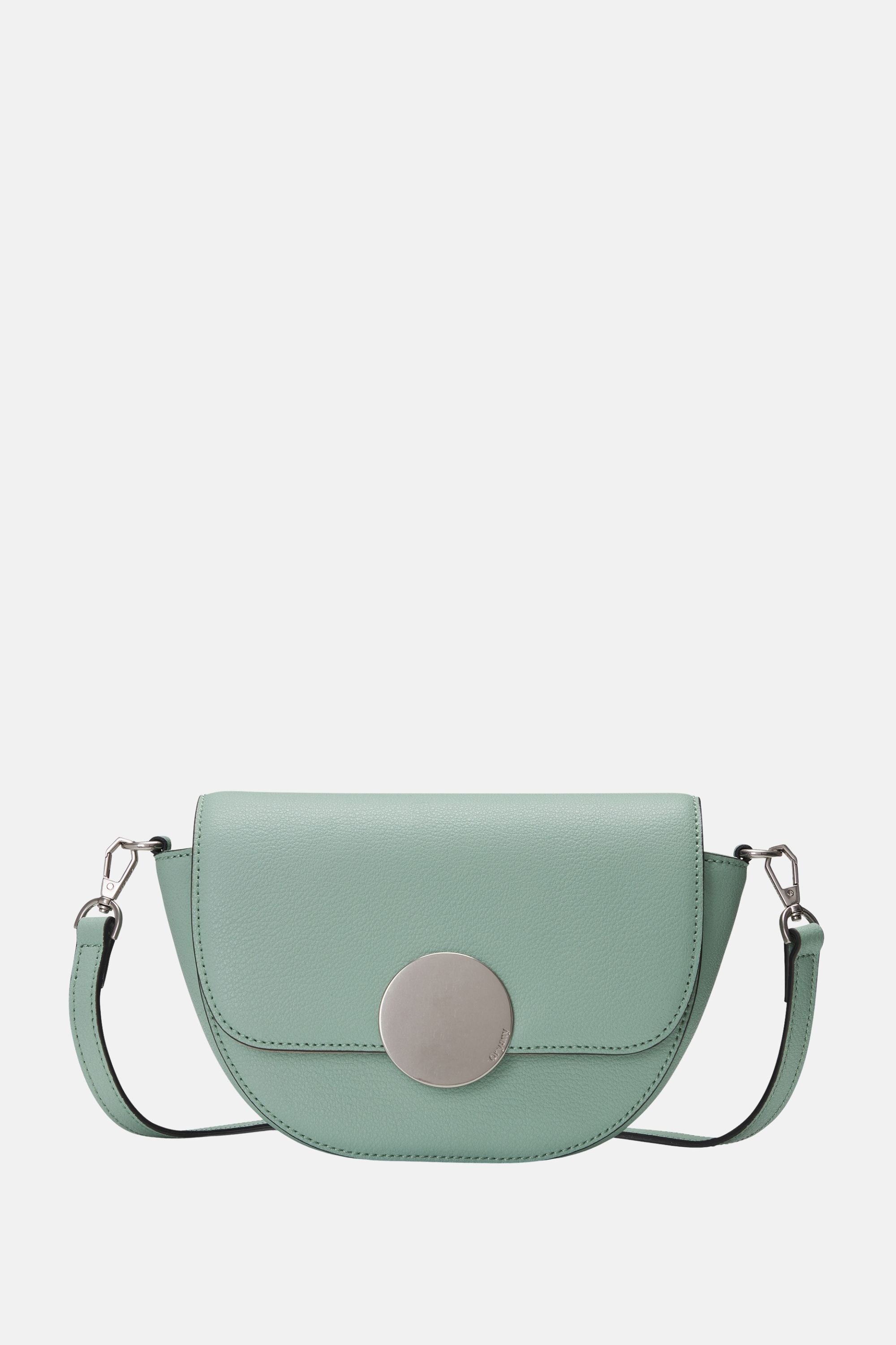 Oryany - Lottie Saddle Crossbody Small Handbags -Dusty Mint Leather