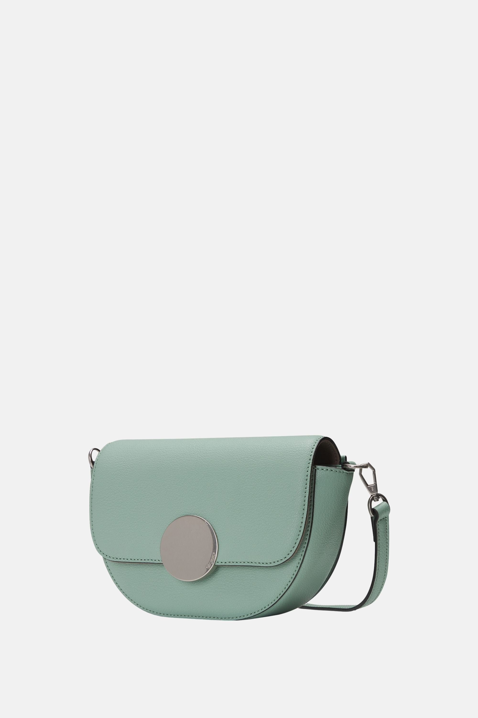Oryany - Lottie Saddle Crossbody Small Handbags -Dusty Mint Leather
