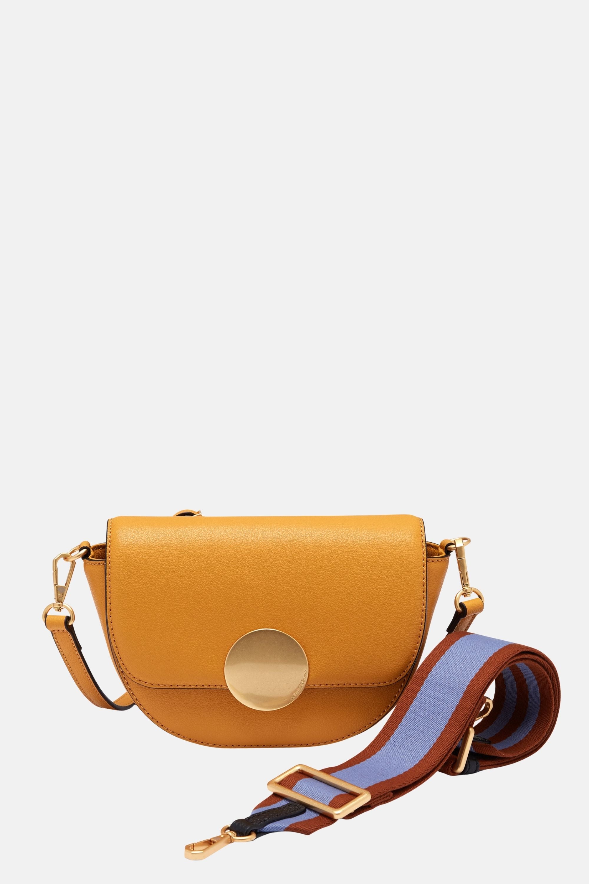 Oryany - Lottie Saddle Crossbody Small Handbags - Yellow / One size