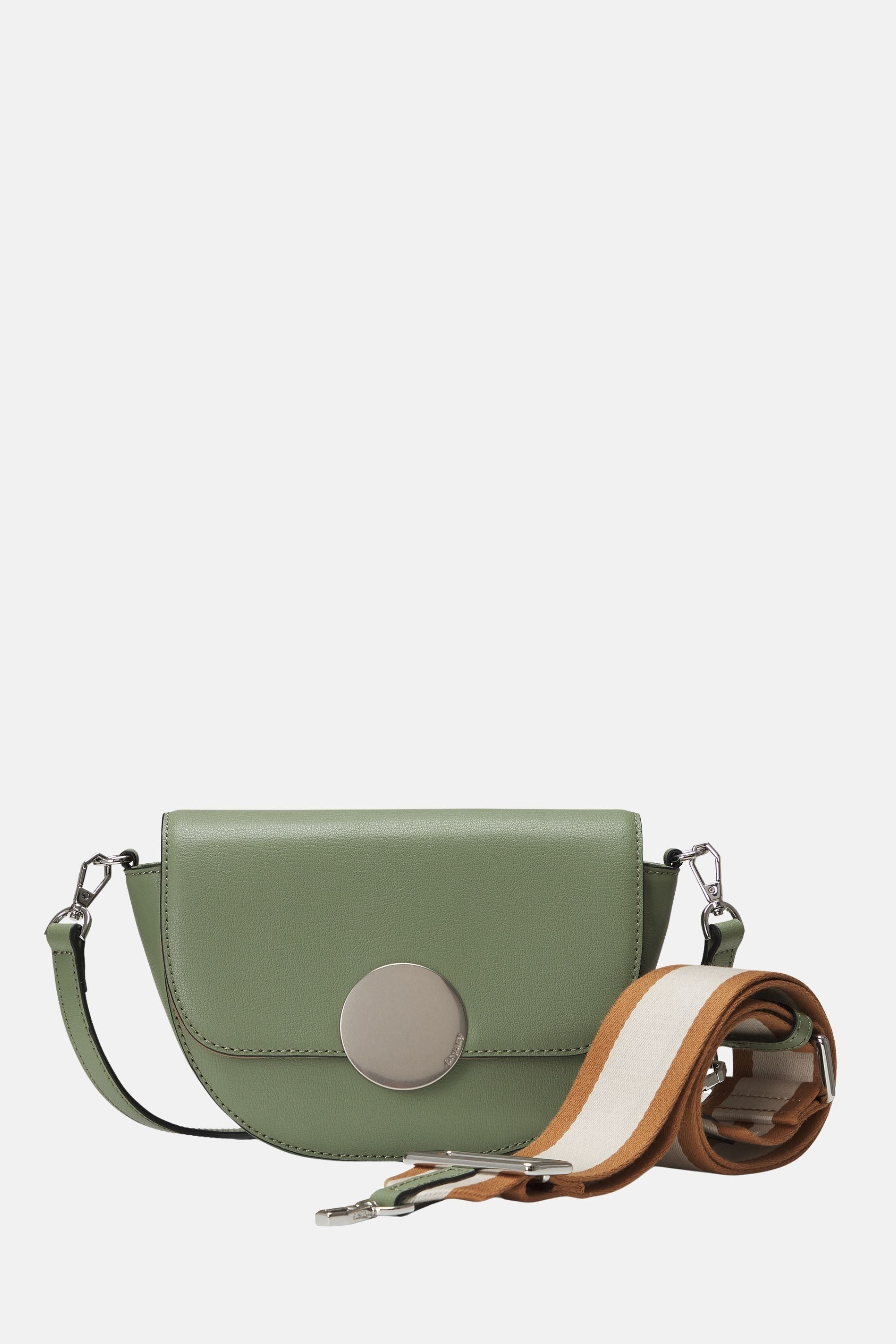 Oryany - Lottie Saddle Crossbody Small Handbags - Jade Green Leather