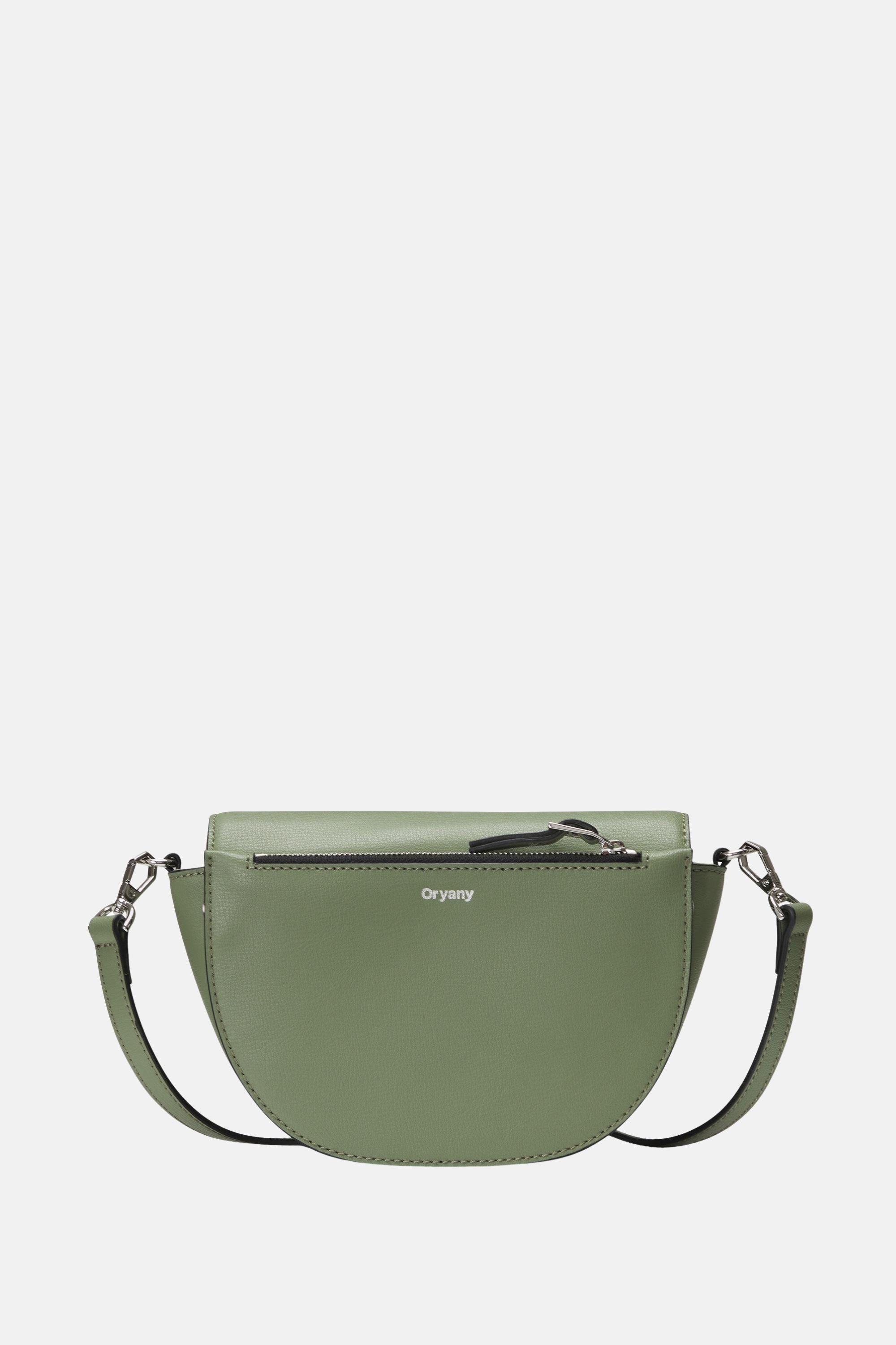Oryany - Lottie Saddle Crossbody Small Handbags - Jade Green Leather