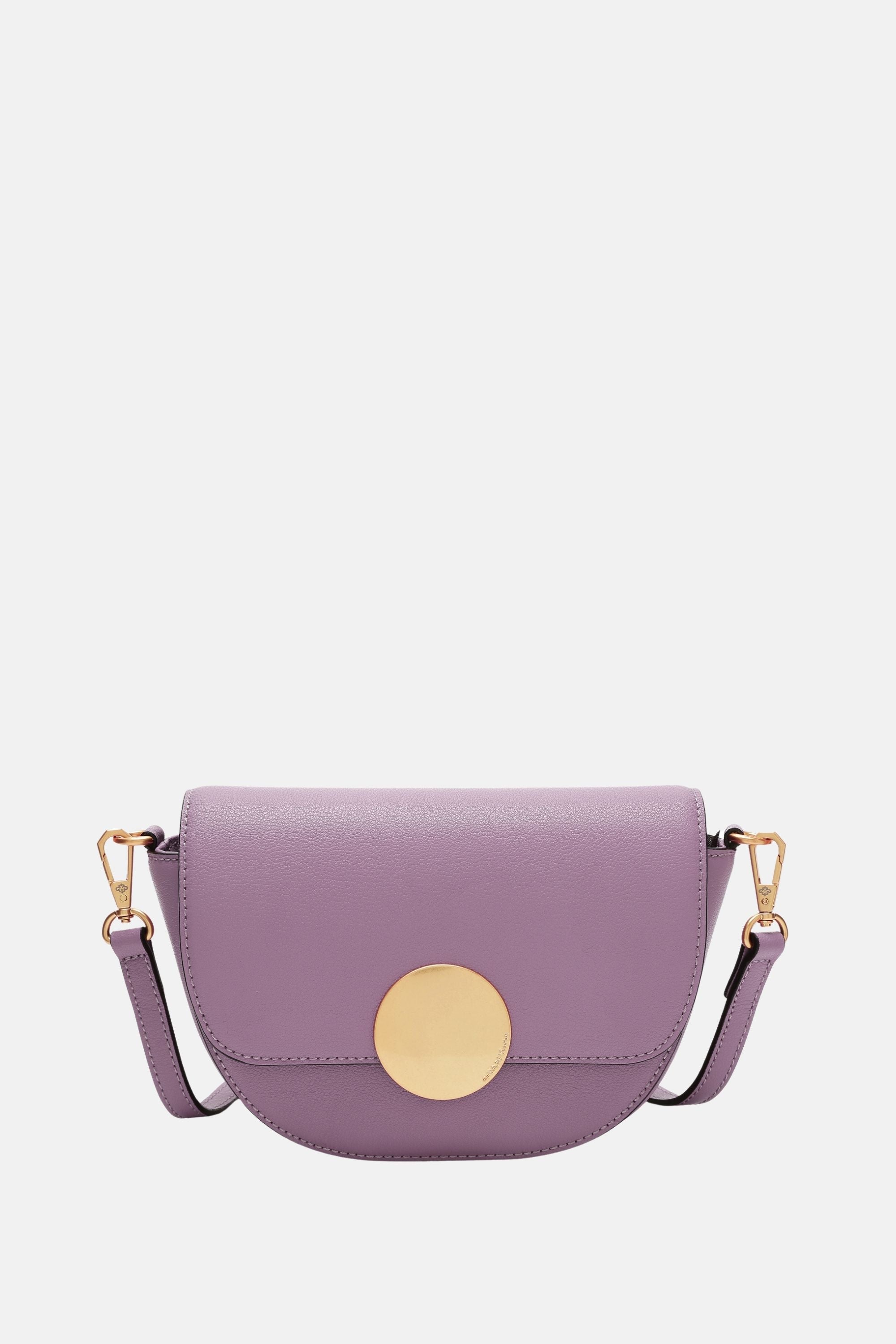 Oryany - Lottie Saddle Crossbody Small Handbags - Dusty Mauve Leather