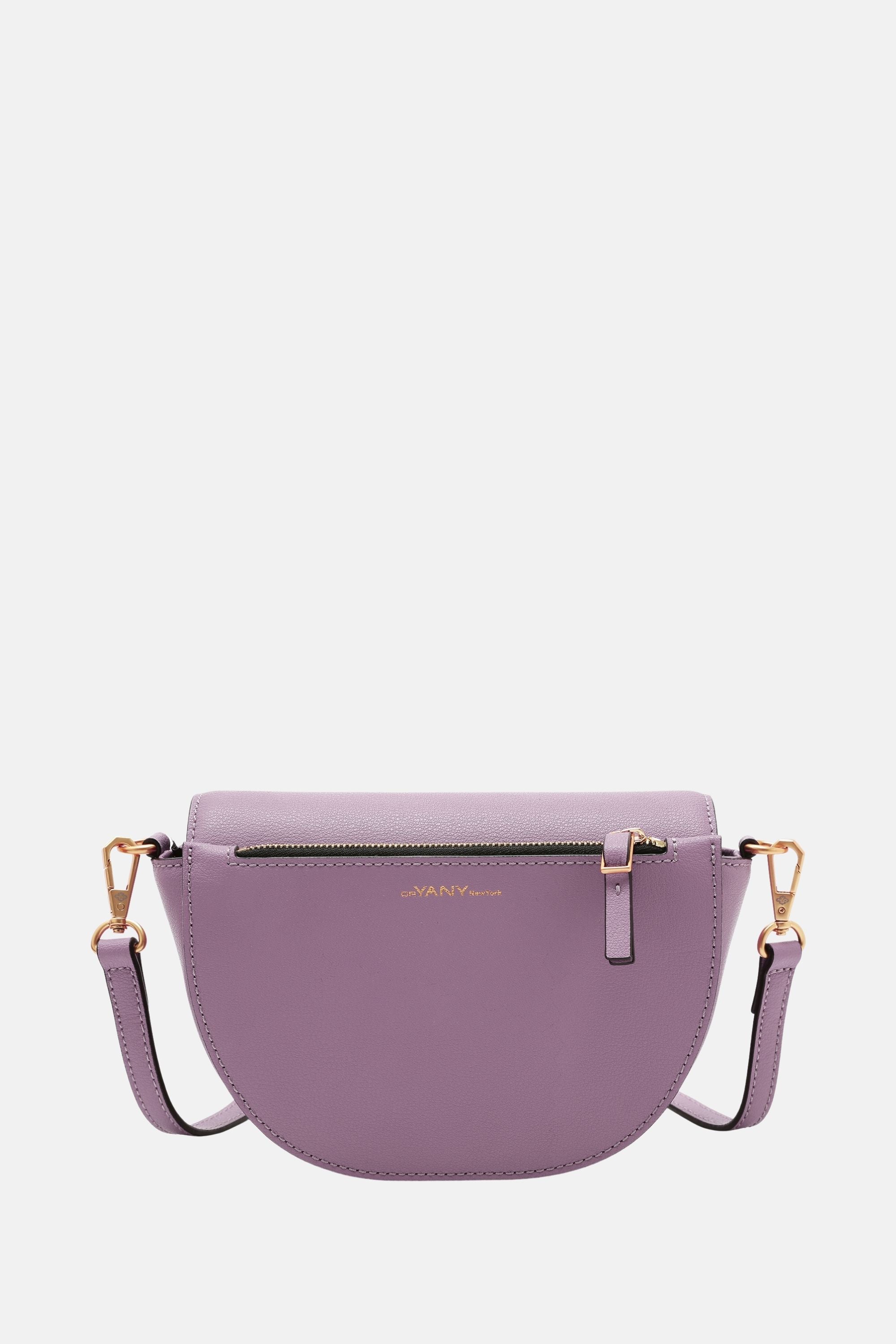 Oryany - Lottie Saddle Crossbody Small Handbags - Dusty Mauve Leather