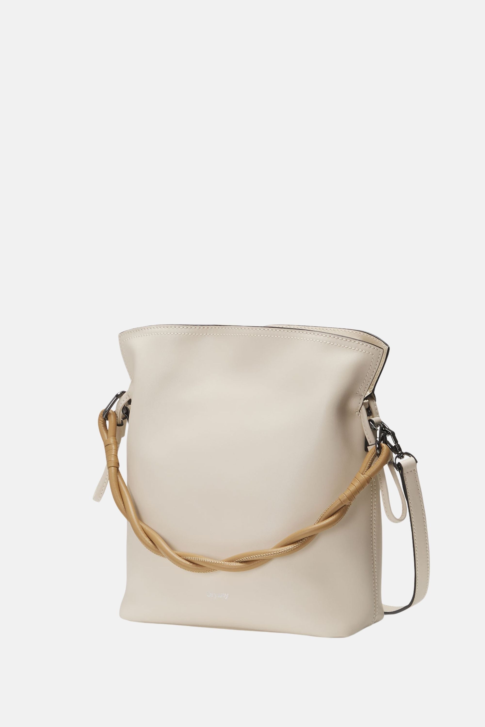 Oryany - Madeleine Bucket Medium Crossbody Handbags - Cream