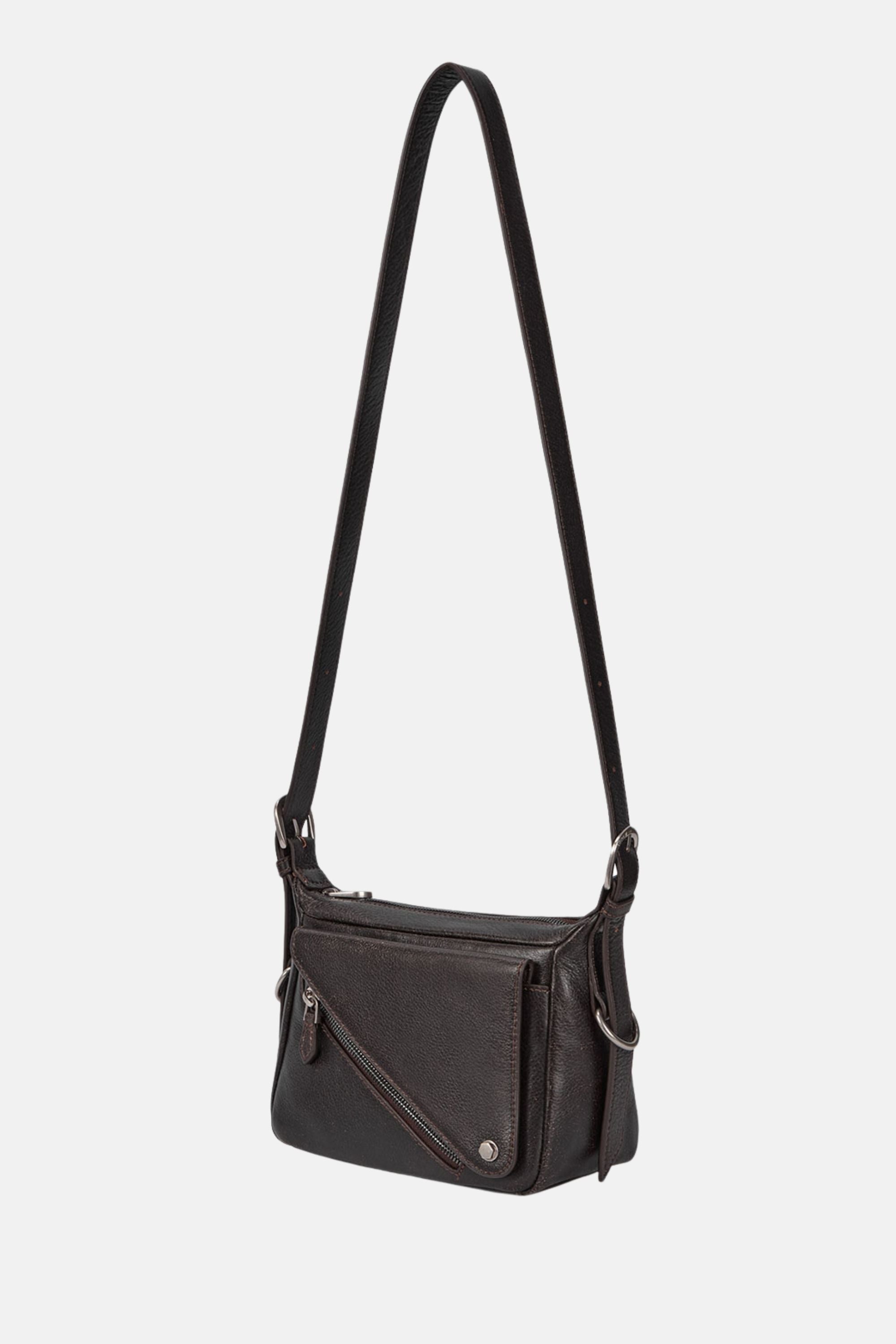 Oryany - Moto Crossbody Small Handbags - Vintage Brown