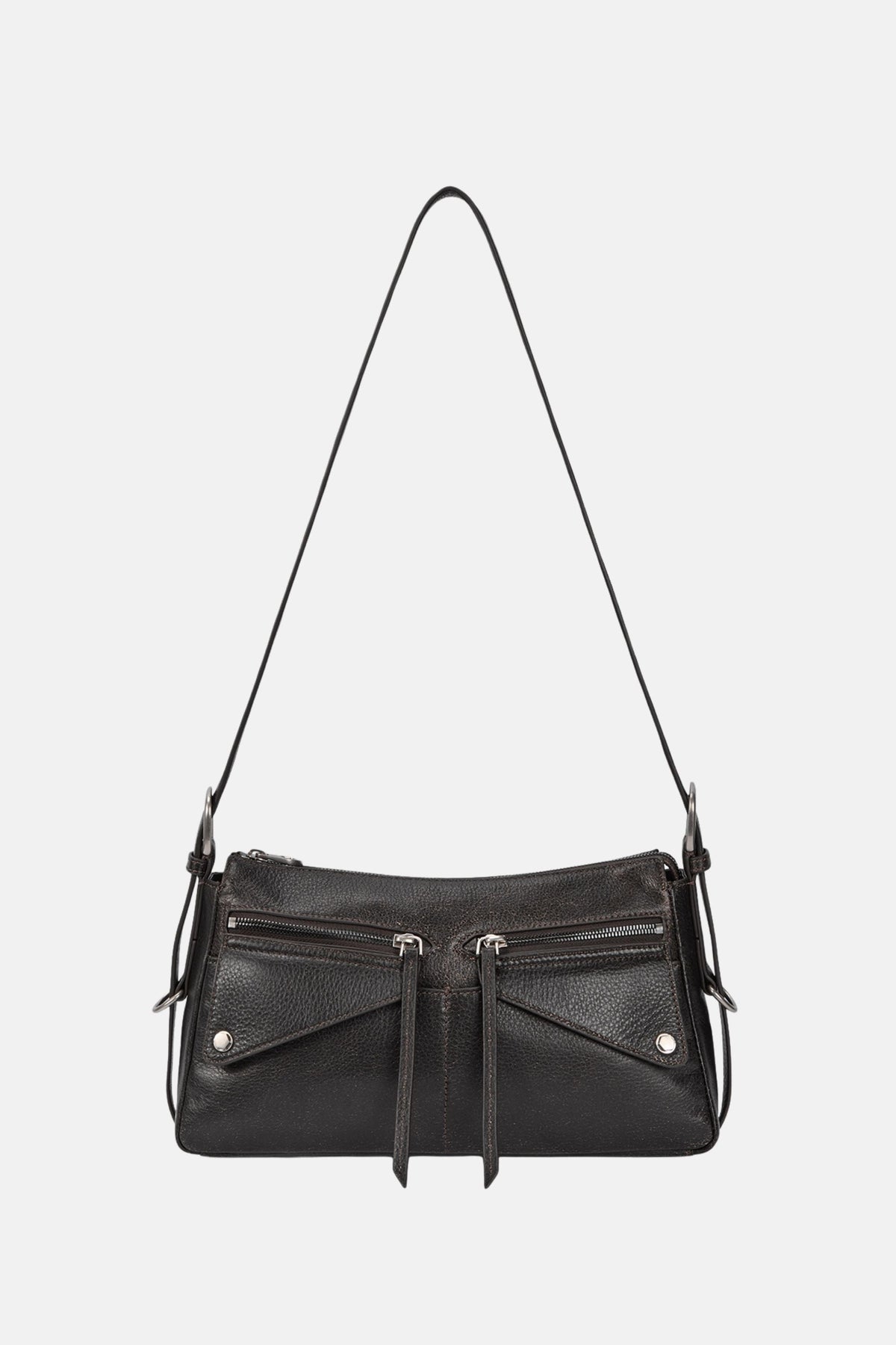 Oryany - Moto Shoulder Medium Should Bag Handbags - Vintage Brown