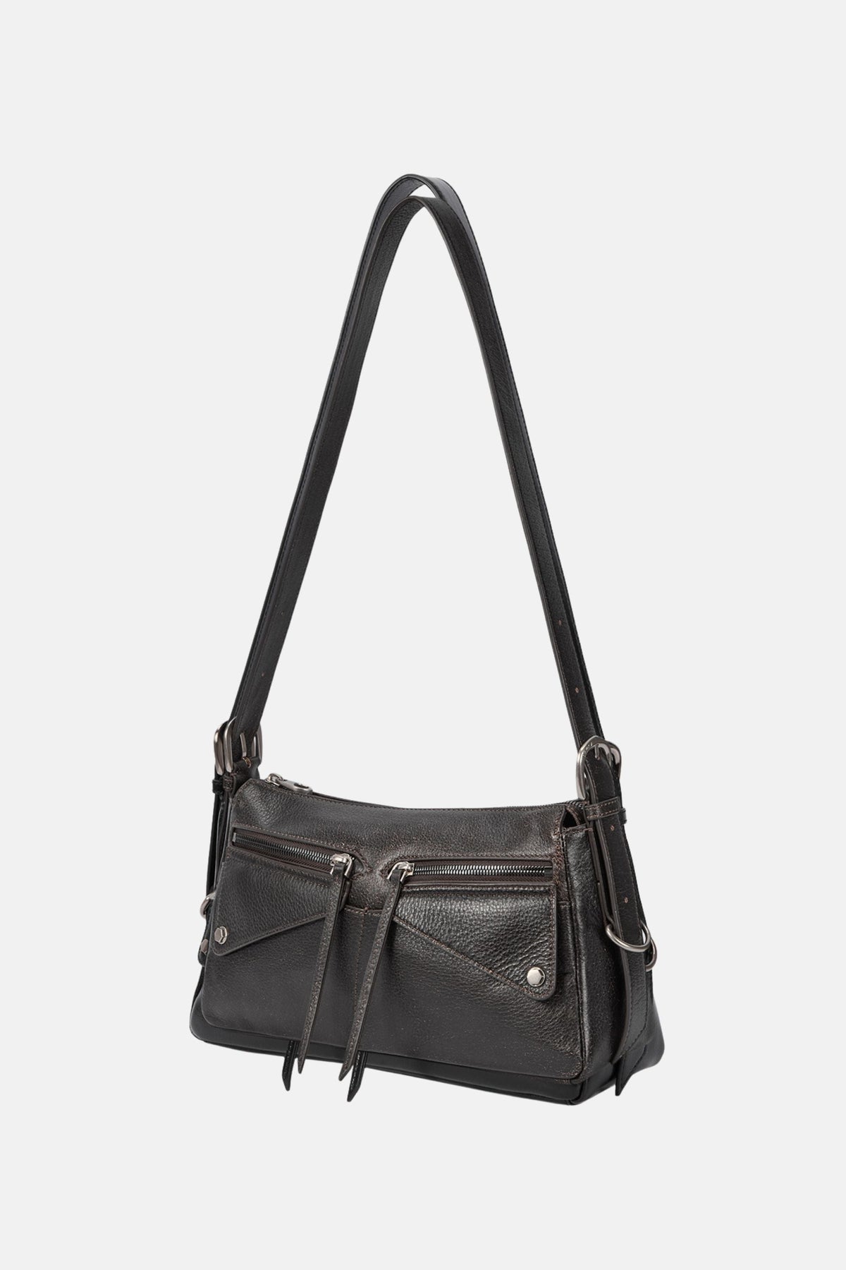 Oryany - Moto Shoulder Medium Should Bag Handbags - Vintage Brown