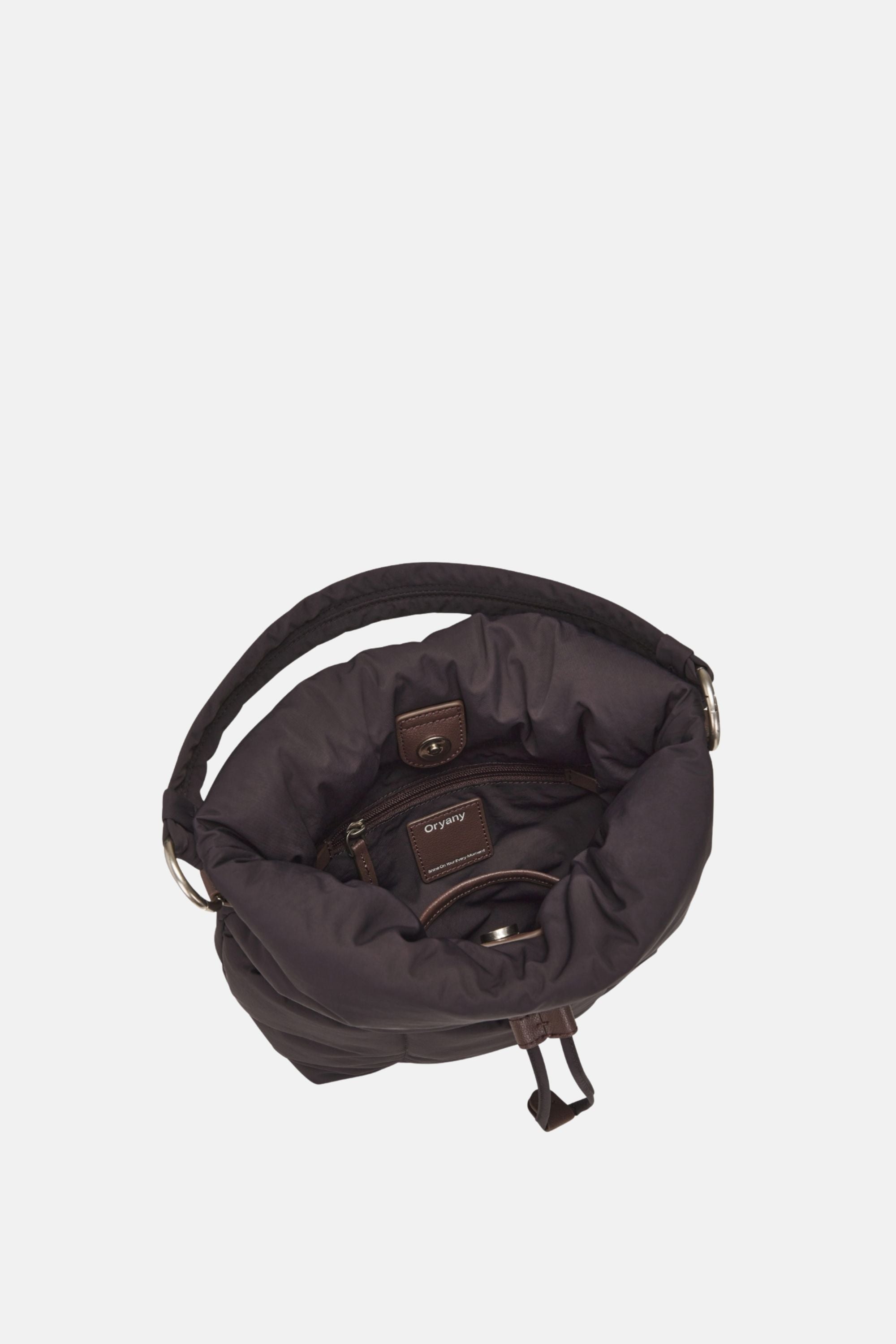 Oryany - Pillow Bucket Small - Choco Brown Nylon