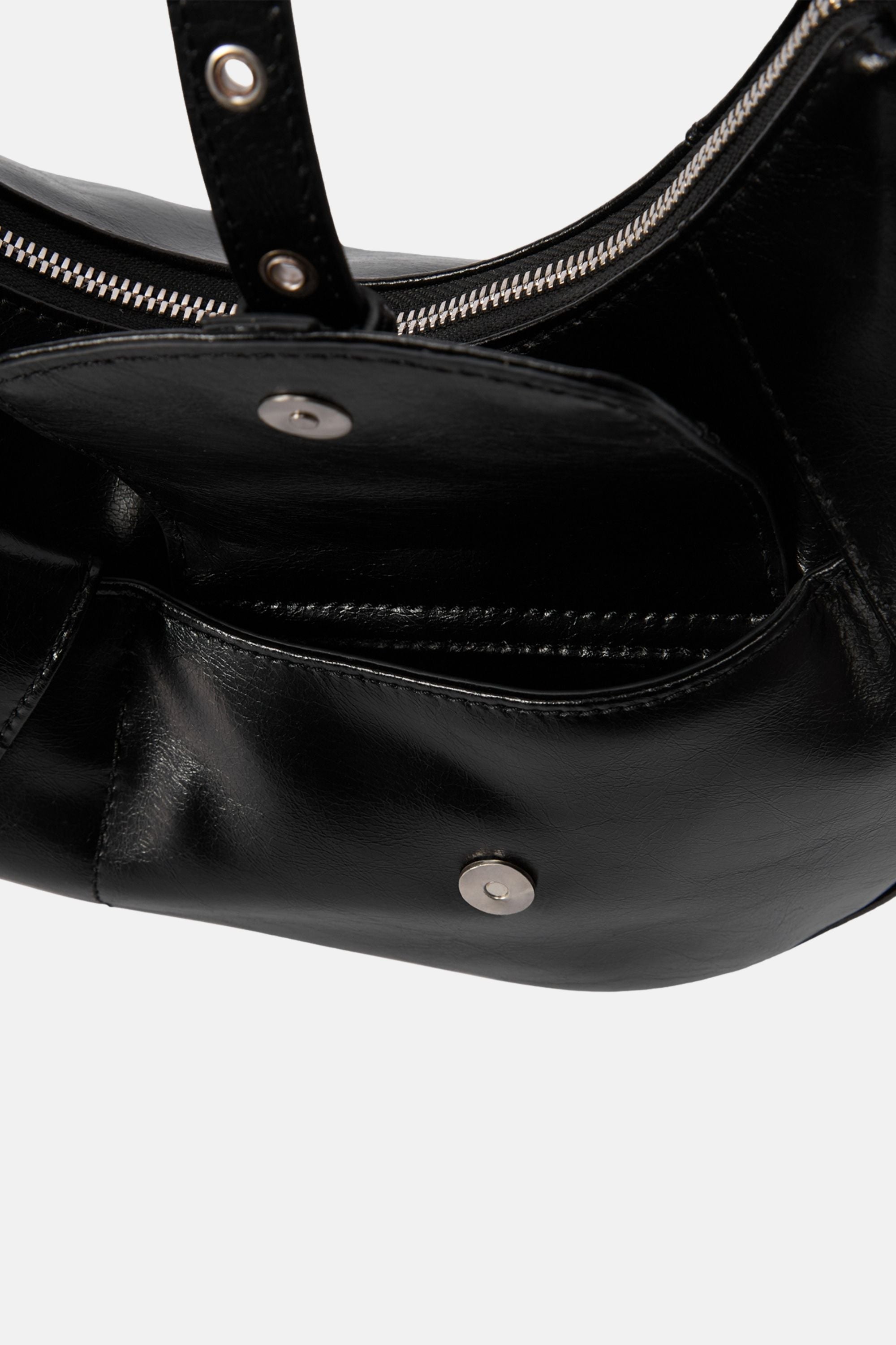 Oryany - Rodeo Shoulder - Medium Shoulder Bag - Black Leather