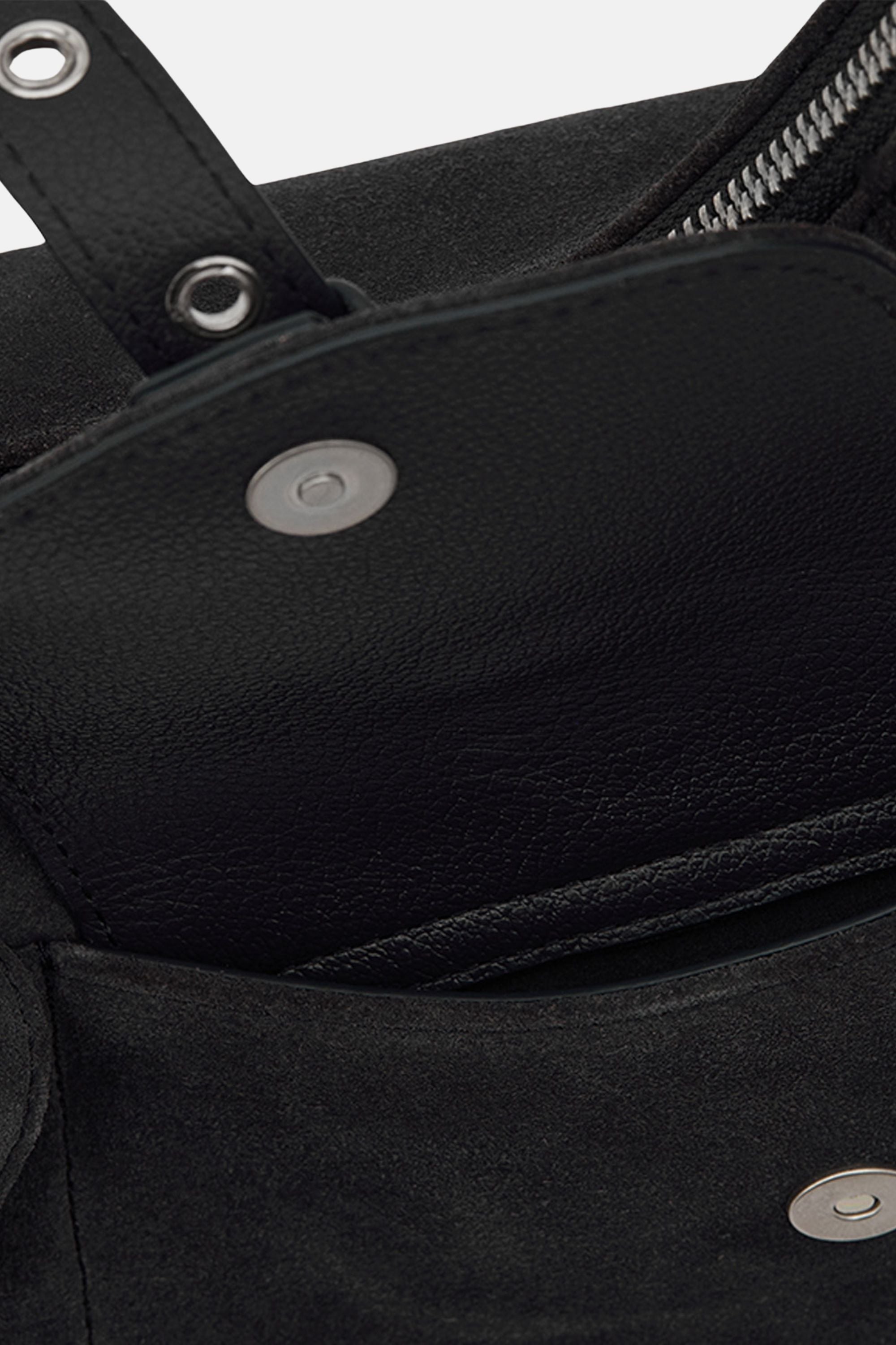 Oryany - Rodeo Shoulder - Medium Shoulder Bag - Dark Blue Suede