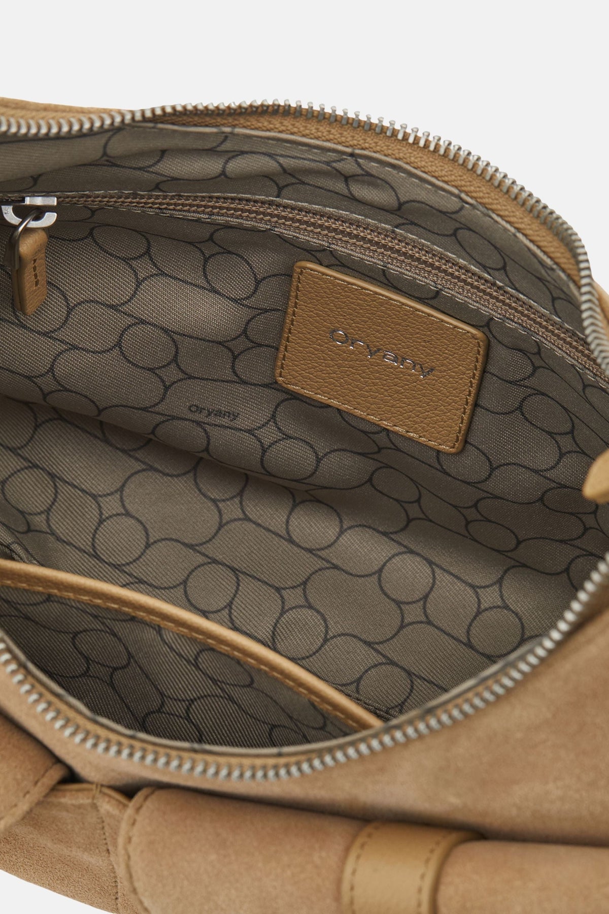 Oryany - Rodeo Shoulder - Medium Shoulder Bag - Ivory Suede