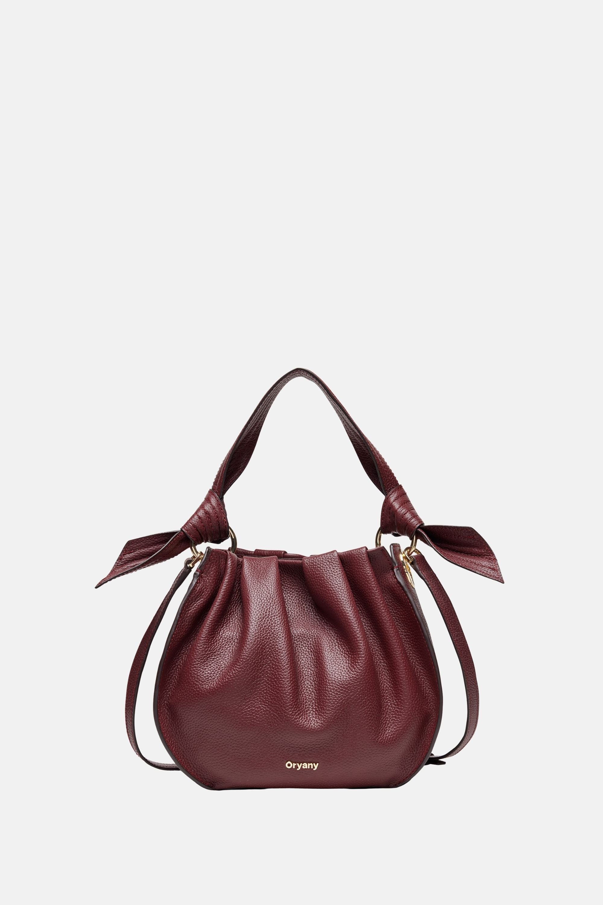 Oryany - Selena Bucket Bag - Medium Crossbody - Maroon Leather