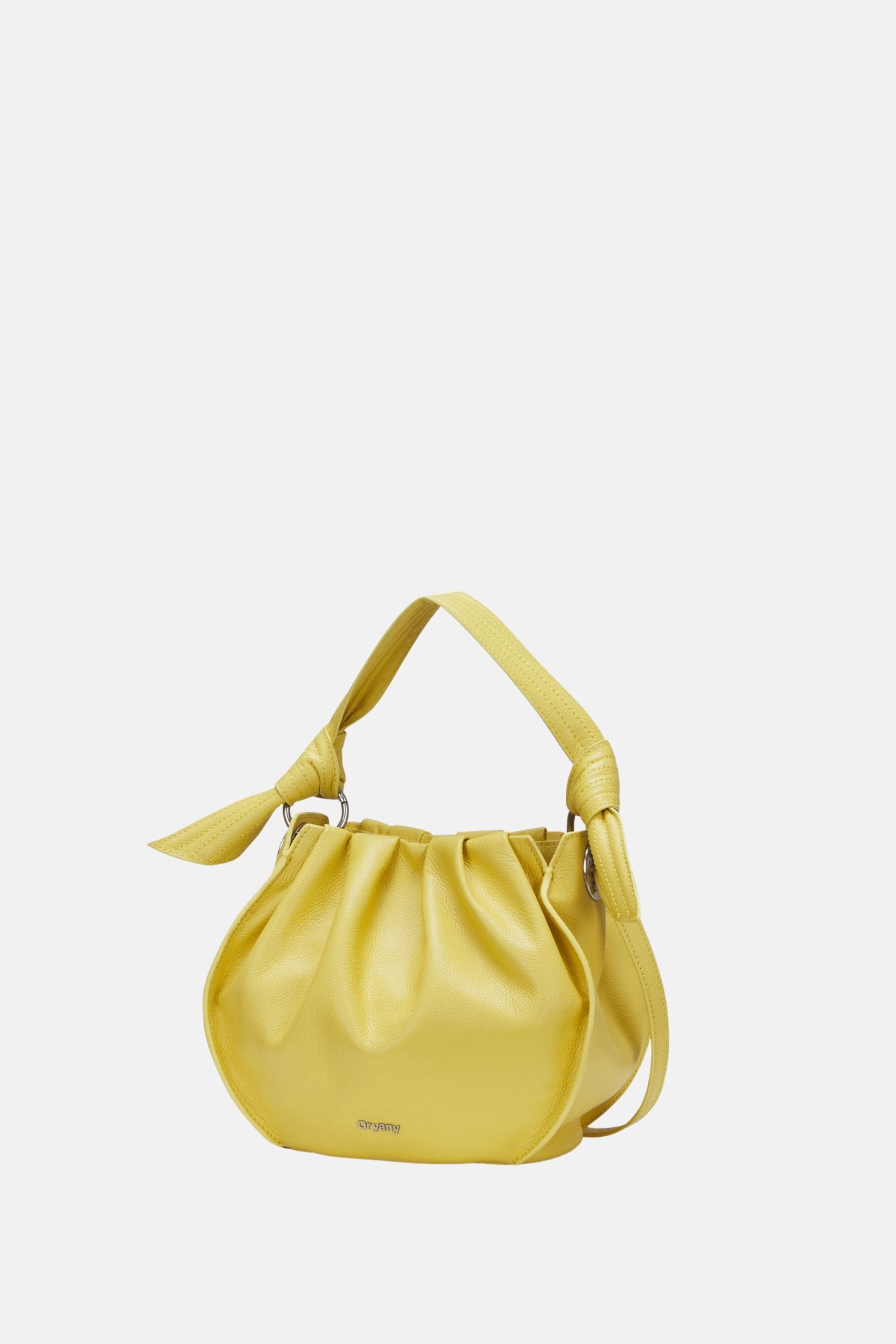 Oryany - Selena Bucket Bag - Medium Crossbody - Golden Yellow Leather