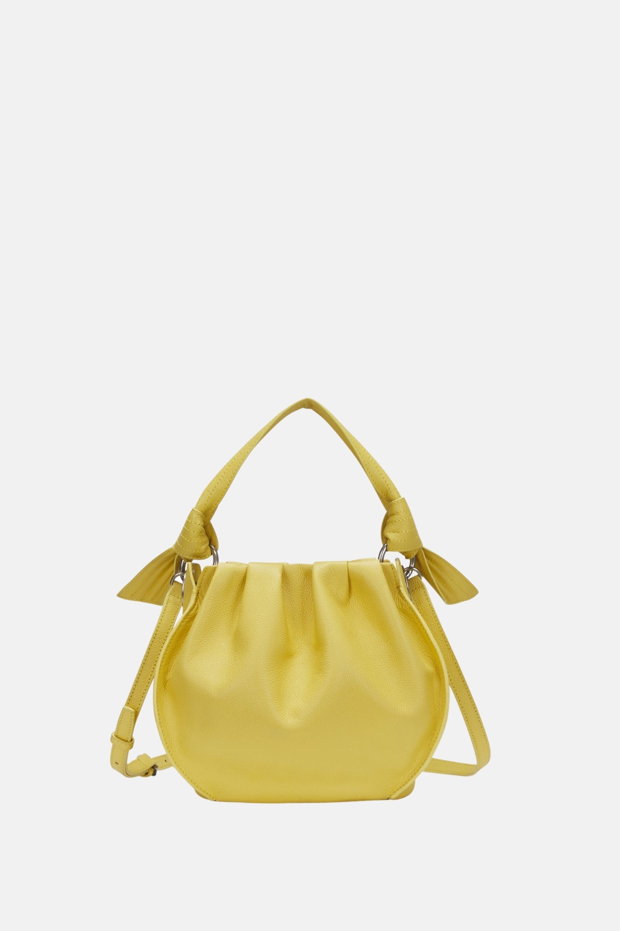 Oryany - Selena Bucket Bag - Medium Crossbody - Golden Yellow Leather