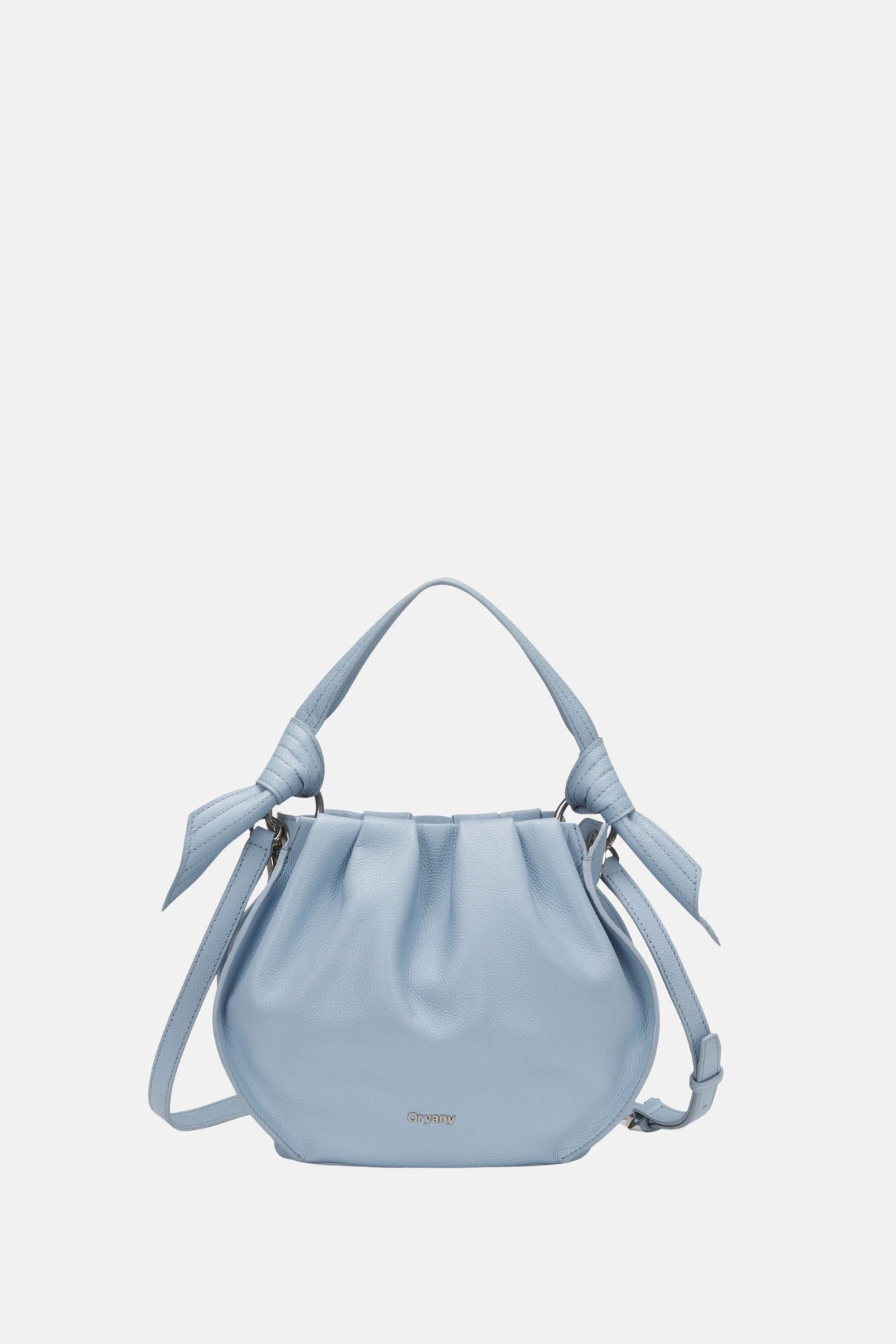 Oryany - Selena Bucket Bag - Medium Crossbody - Space Blue Leather