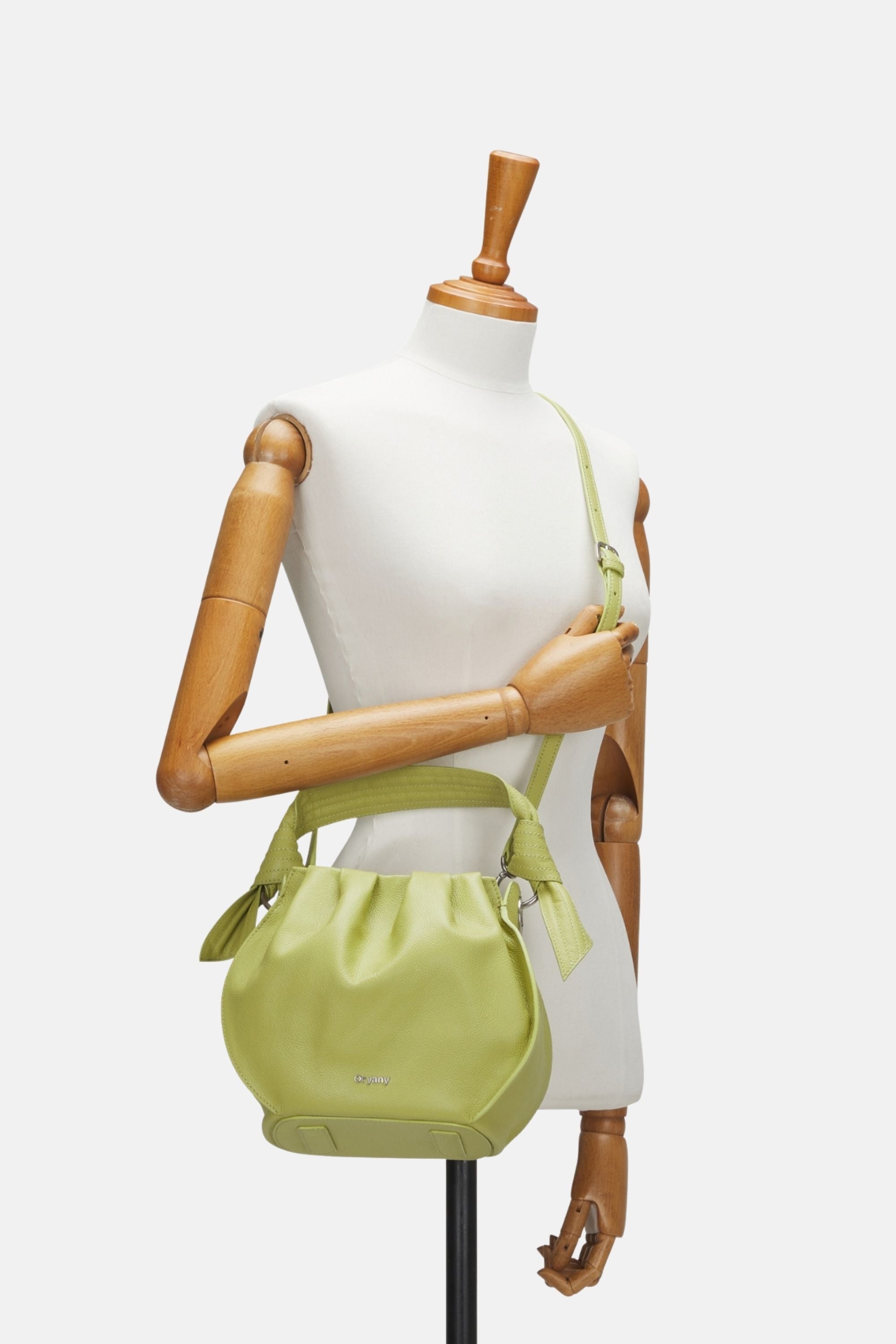 Oryany - Selena Bucket Medium Crossbody Handbags - Sweet Green / One size