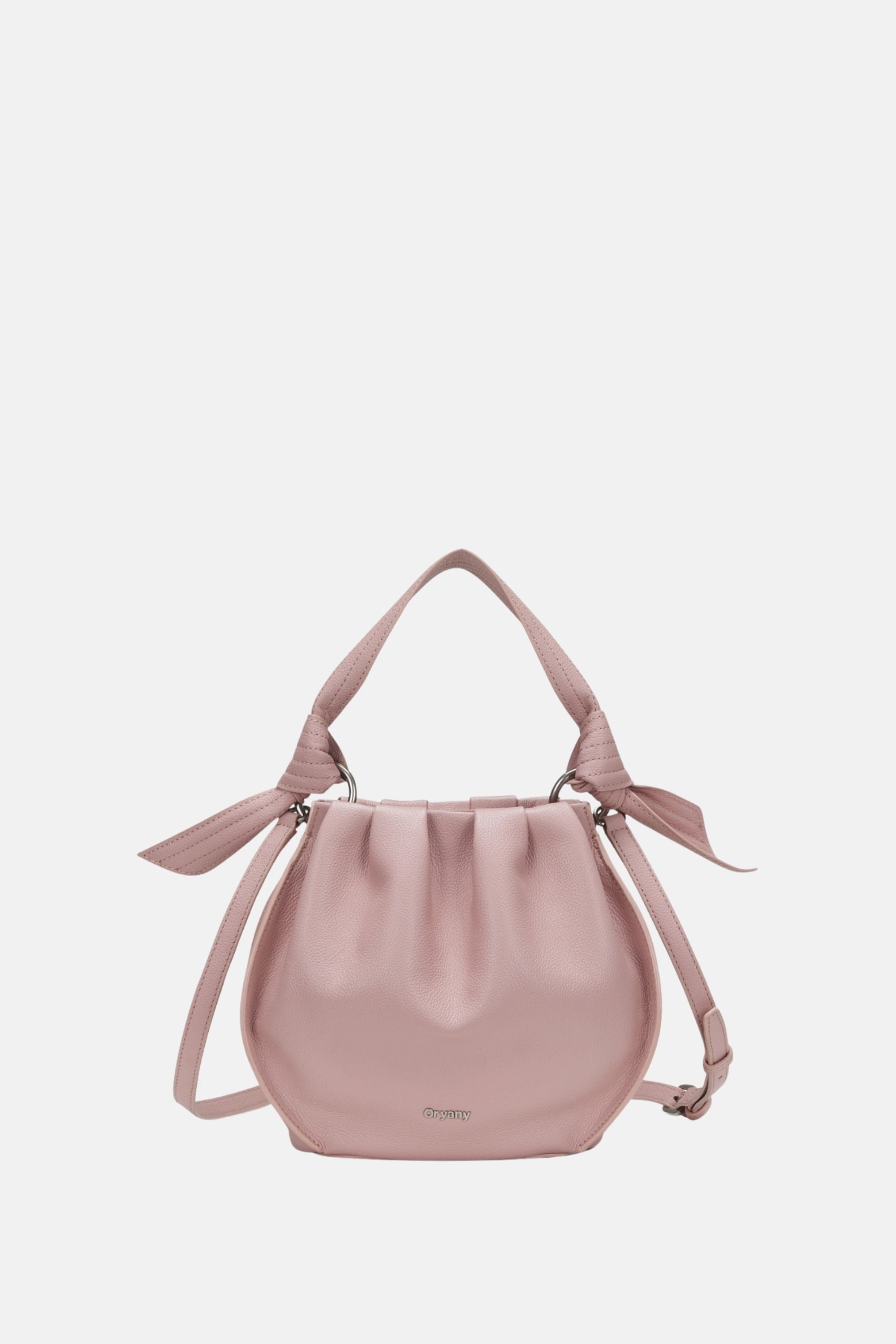 Oryany - Selena Bucket Bag - Medium Crossbody - Vintage Pink Leather