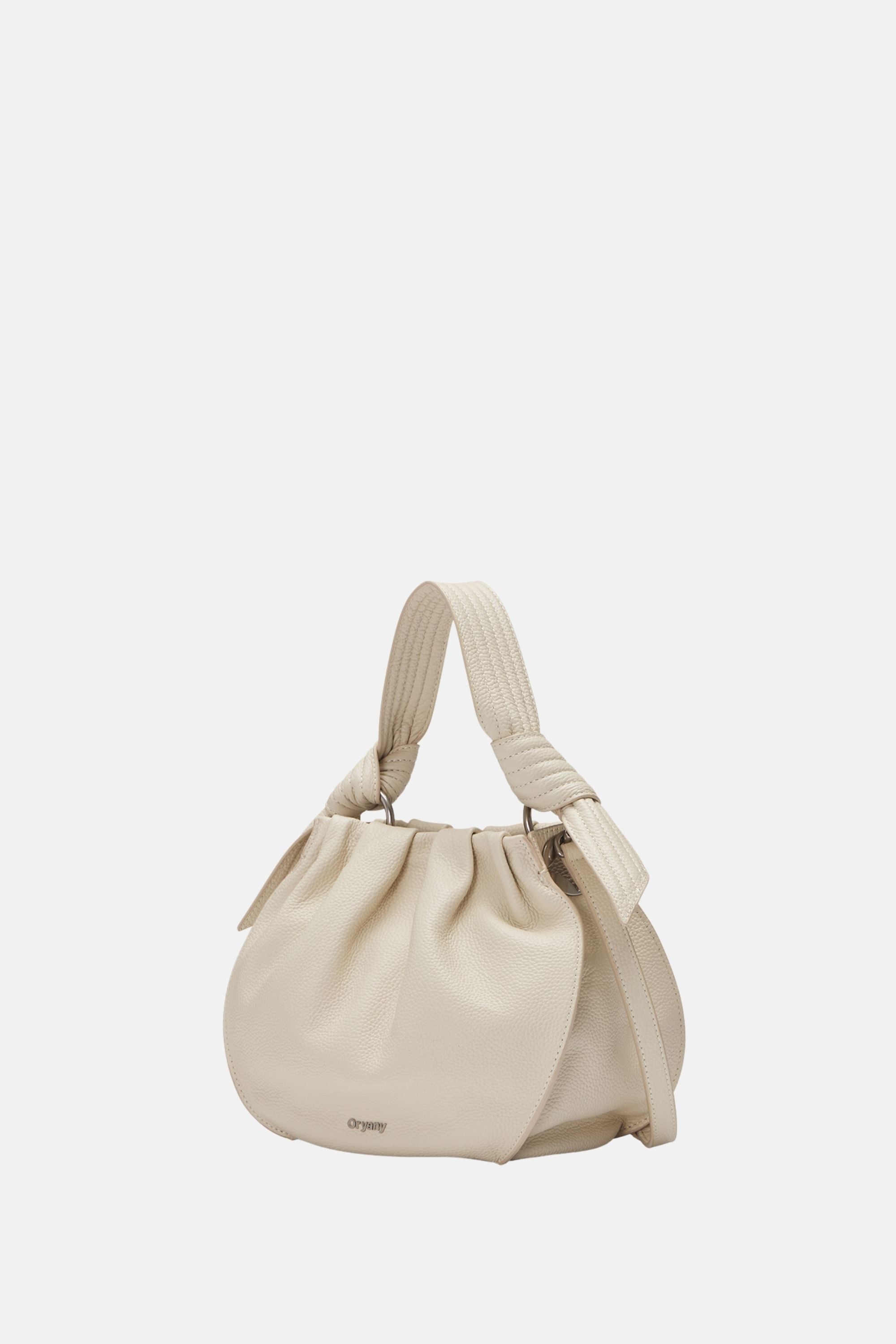 Oryany - Selena Bucket Bag - Medium Crossbody - Cream Leather