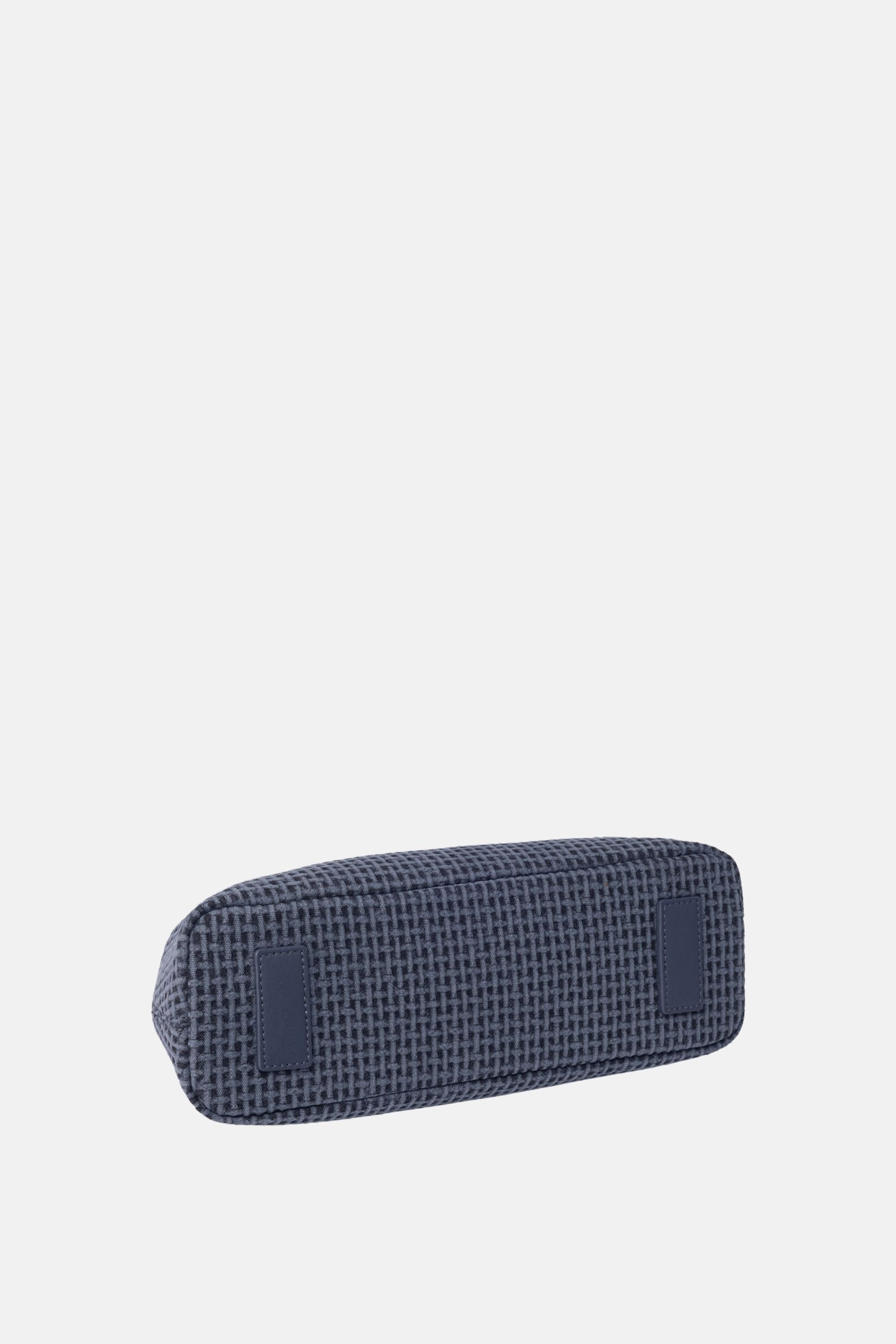 Oryany - Waffle Canvas Small Satchel – Top Handle Crossbody - Navy