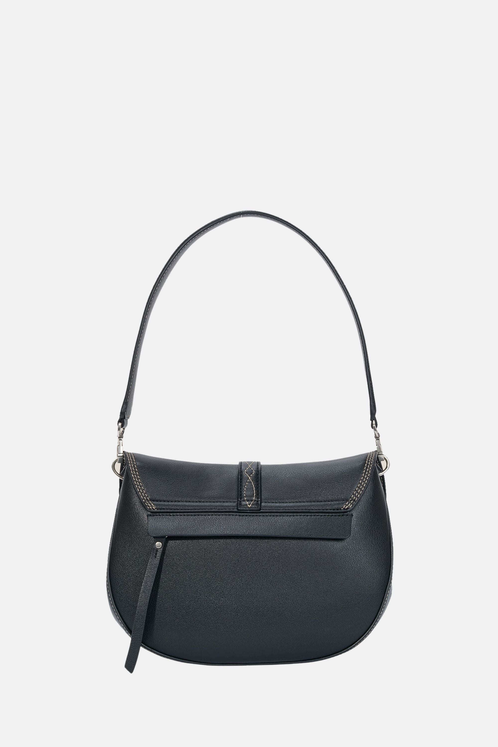 Oryany - Western Stitch Saddle Bag - Black Leather