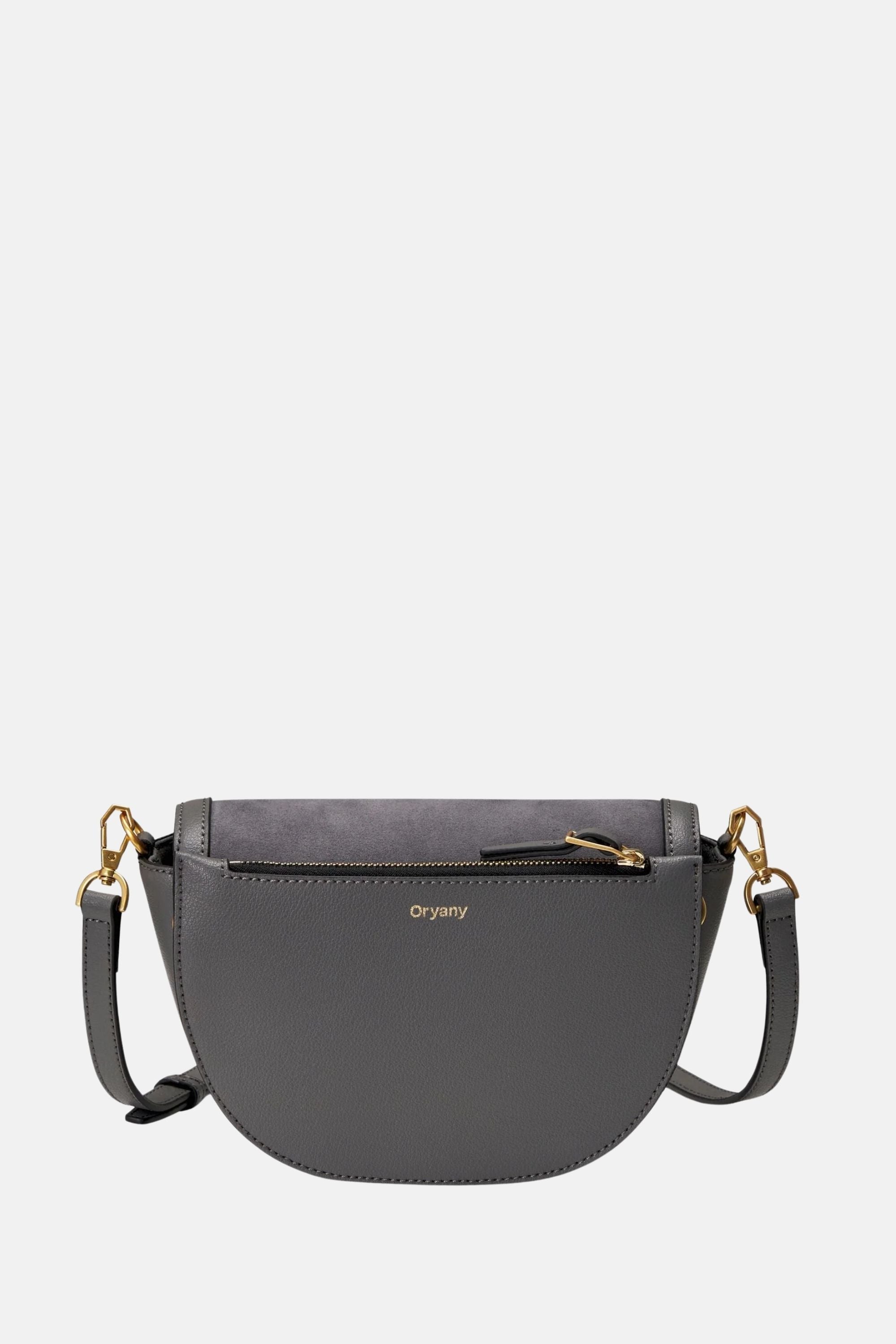 Oryany Lottie Suede - Small Crossbody - Cool Grey / One size