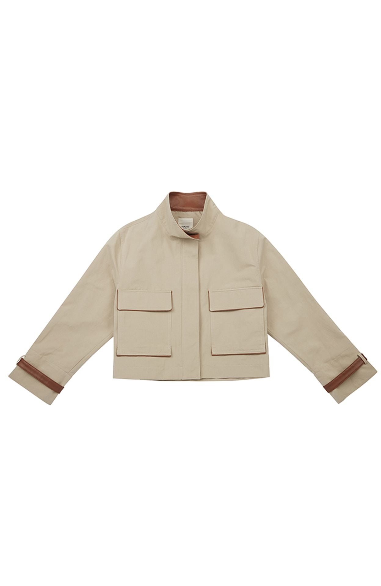 Oryany - Leather Trim Trucker Jacket