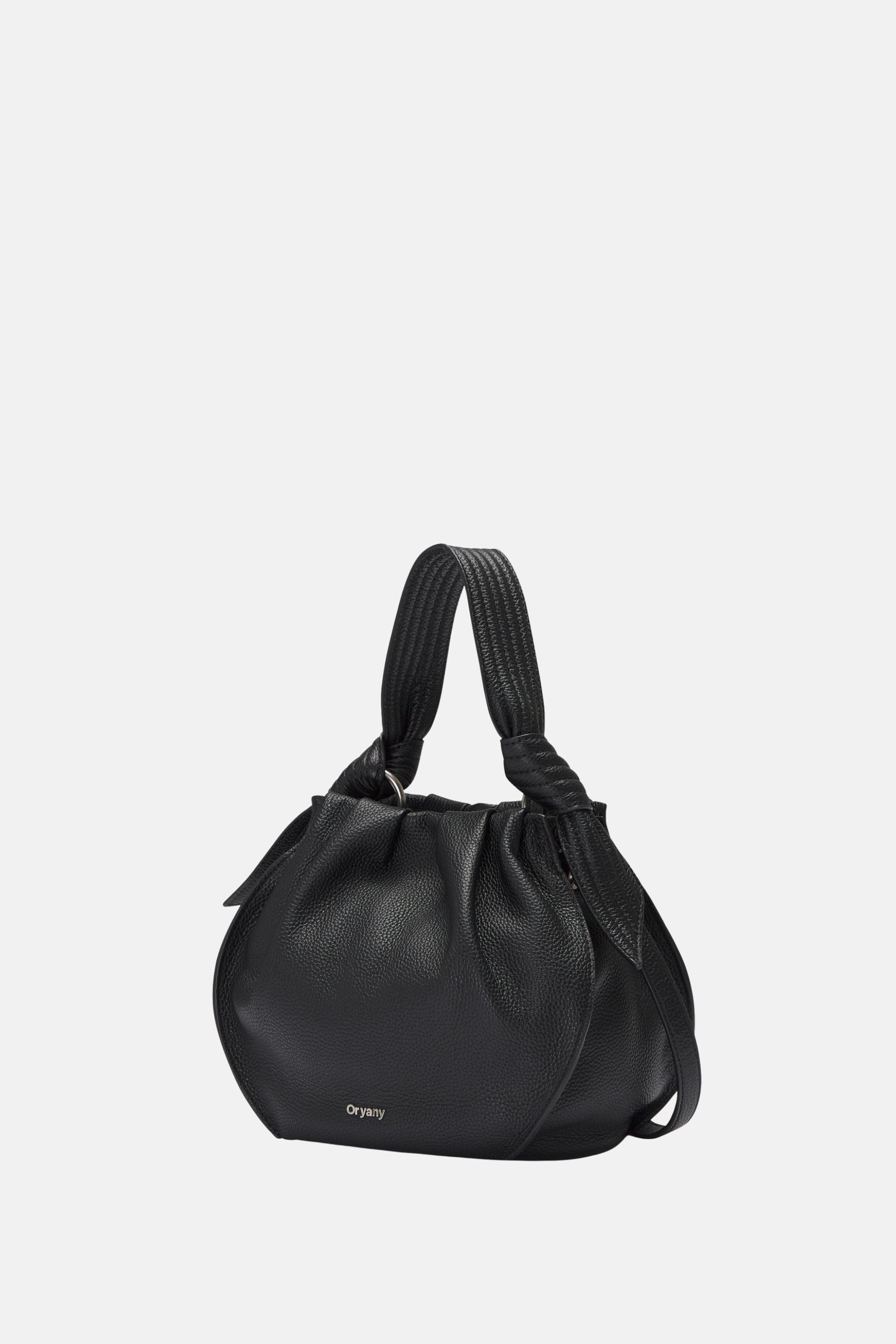 Oryany - Selena Bucket Bag - Medium Crossbody - Black Leather