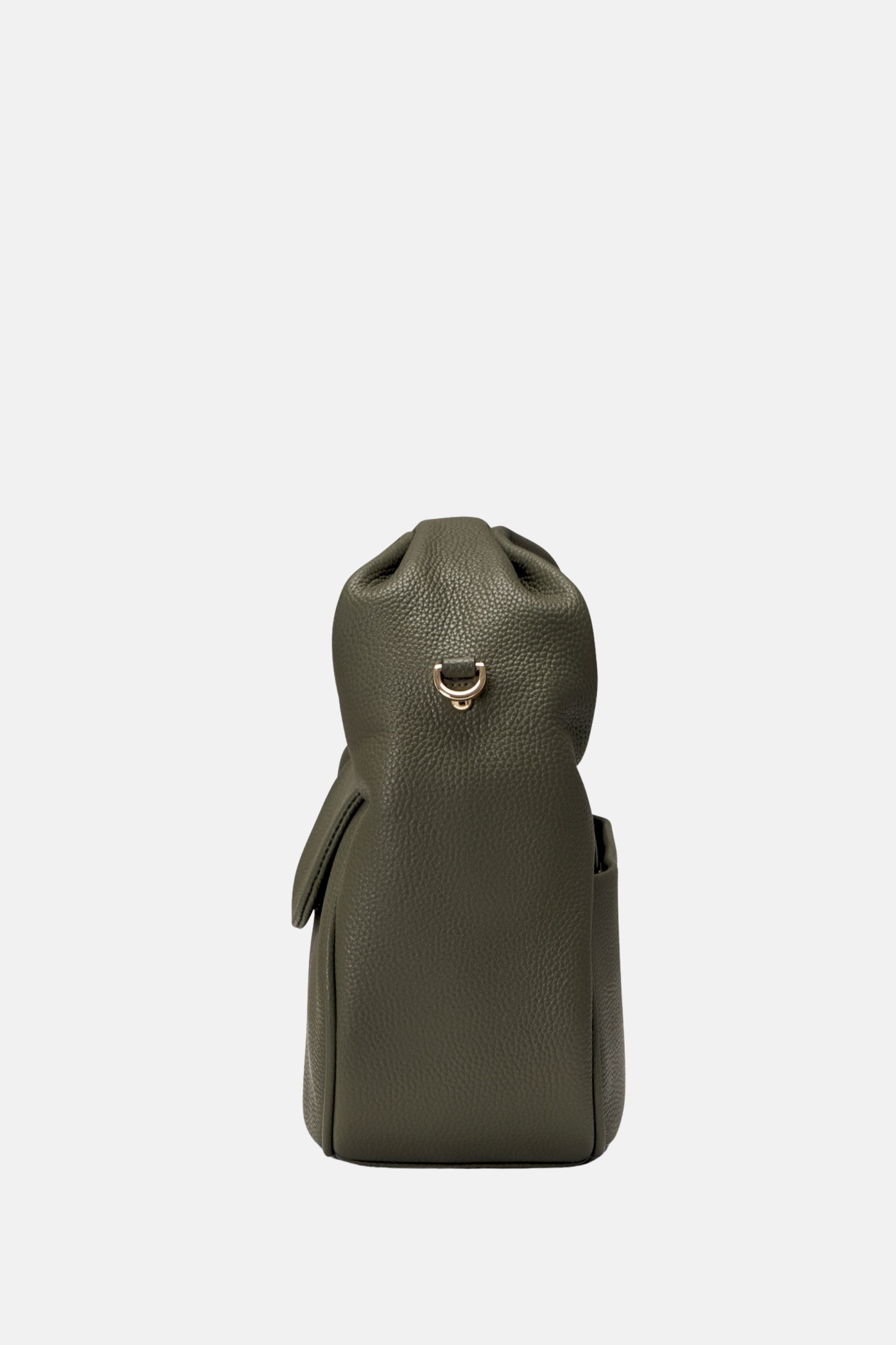 Oryany - Anaan Medium Satchel Tote – Top Handle Crossbody Bag - Olive Leather