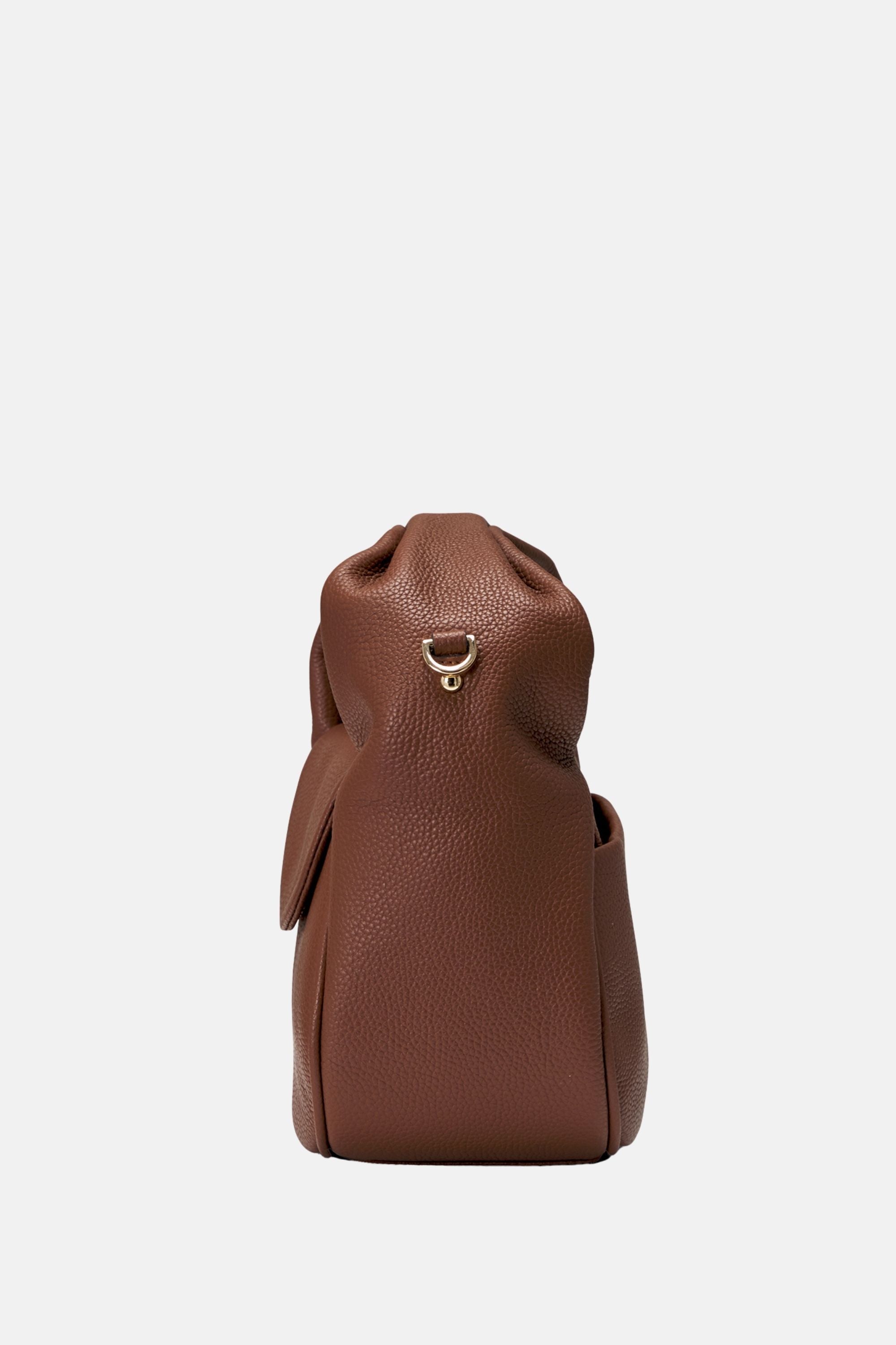 Oryany - Anaan Medium Satchel Tote – Top Handle Crossbody Bag - Toffee Tan Leather