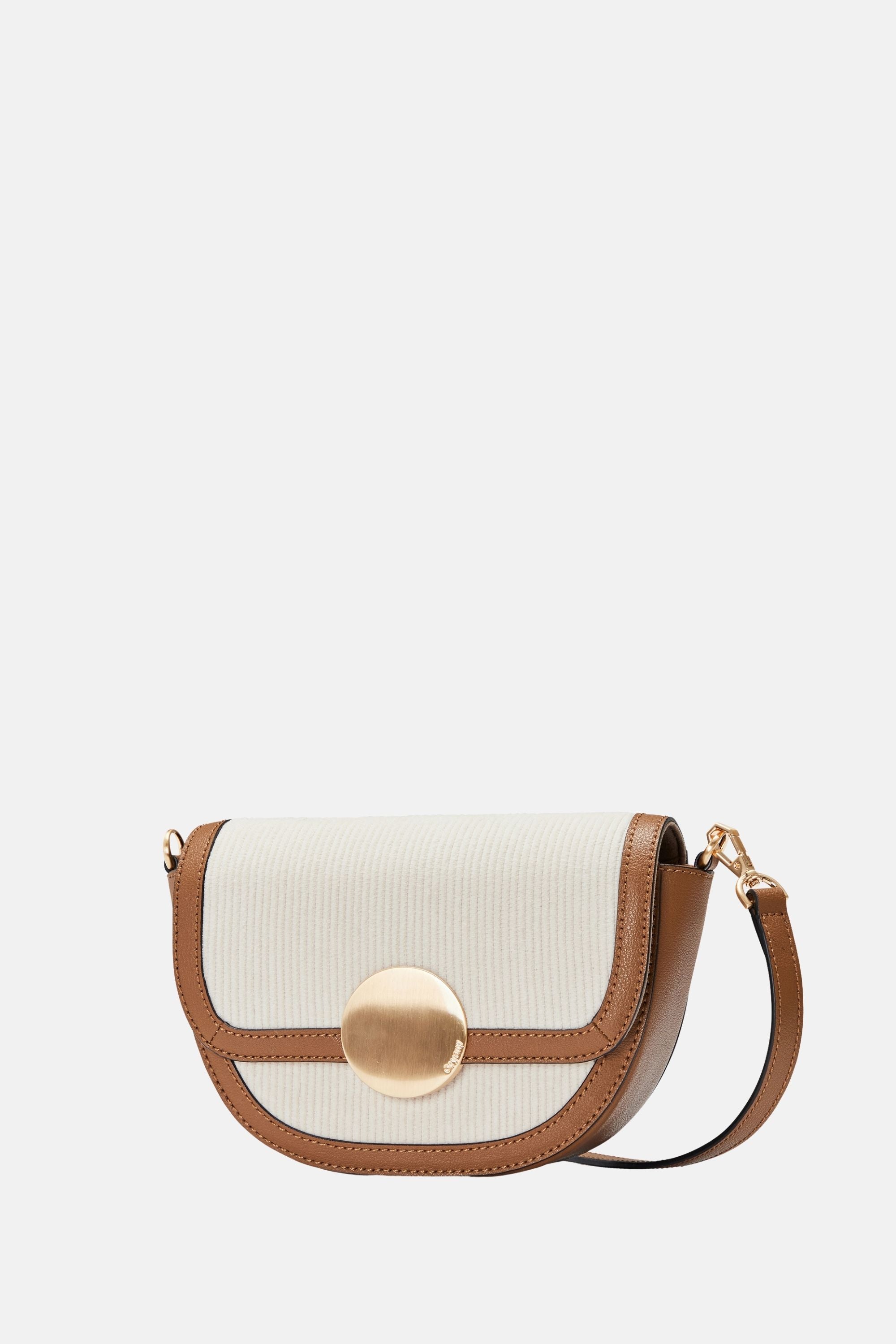Oryany - Lottie Canvas Crossbody Small Handbags - Sand Brown