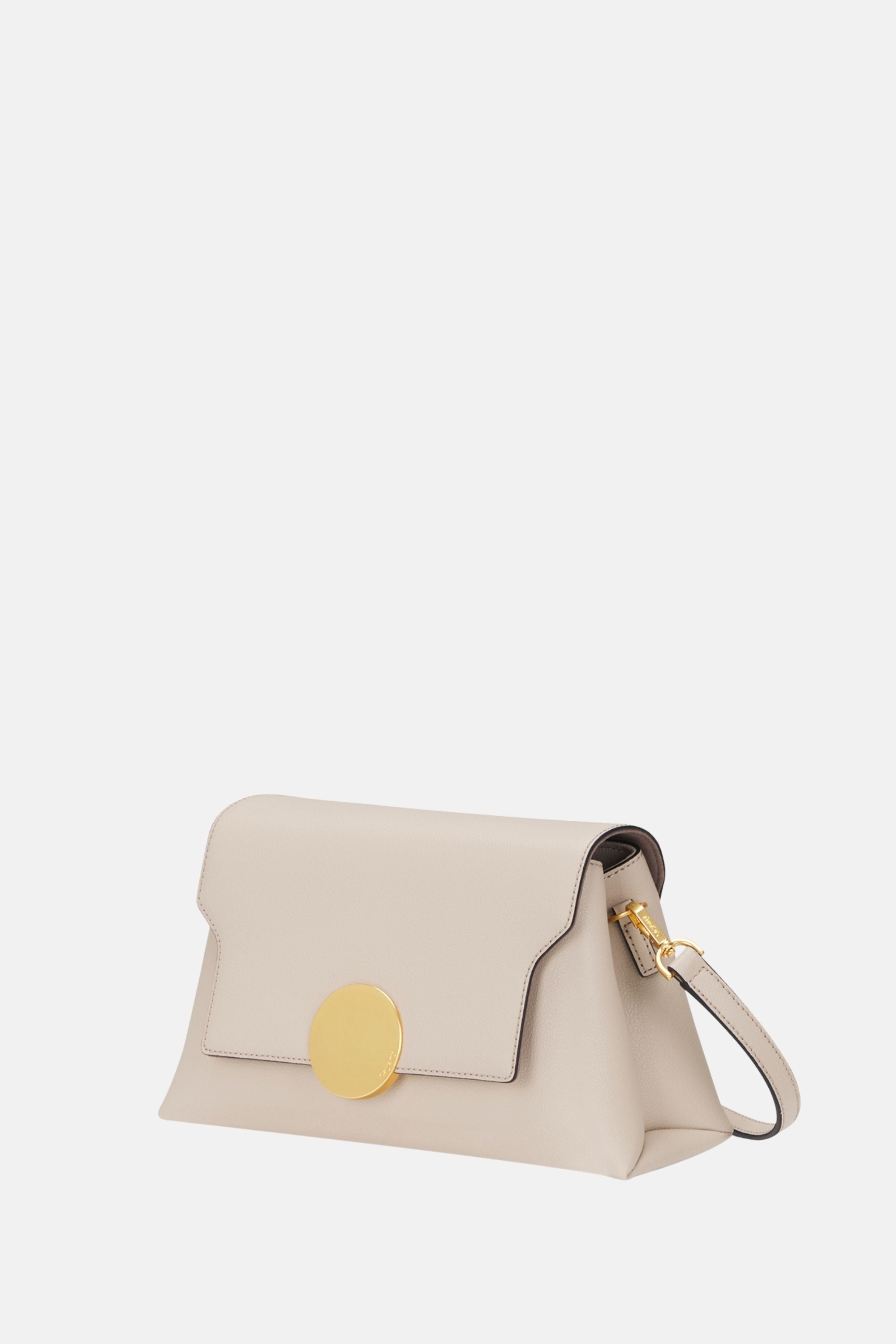 Oryany - Lottie Flap Crossbody Medium Handbags - Cream Leather