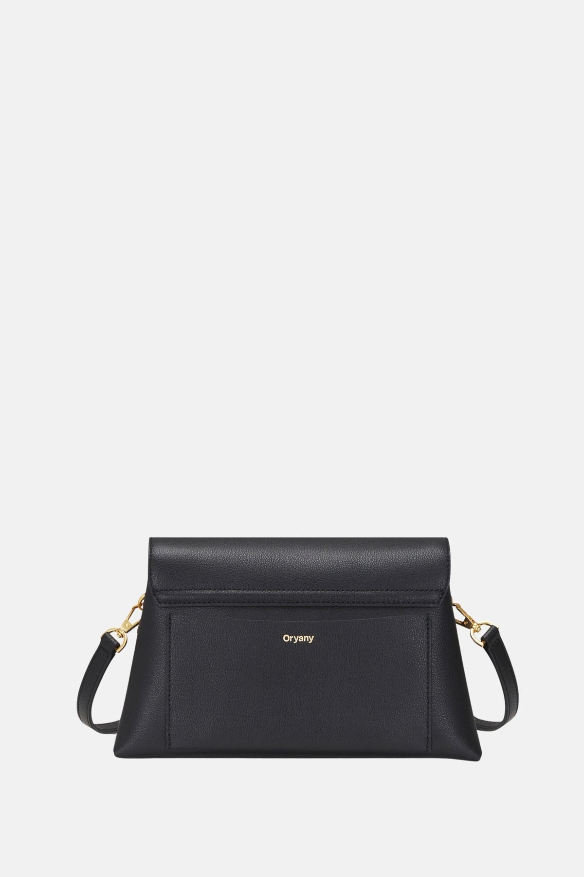 Oryany - Lottie Flap Crossbody Medium Handbags - Black Leather