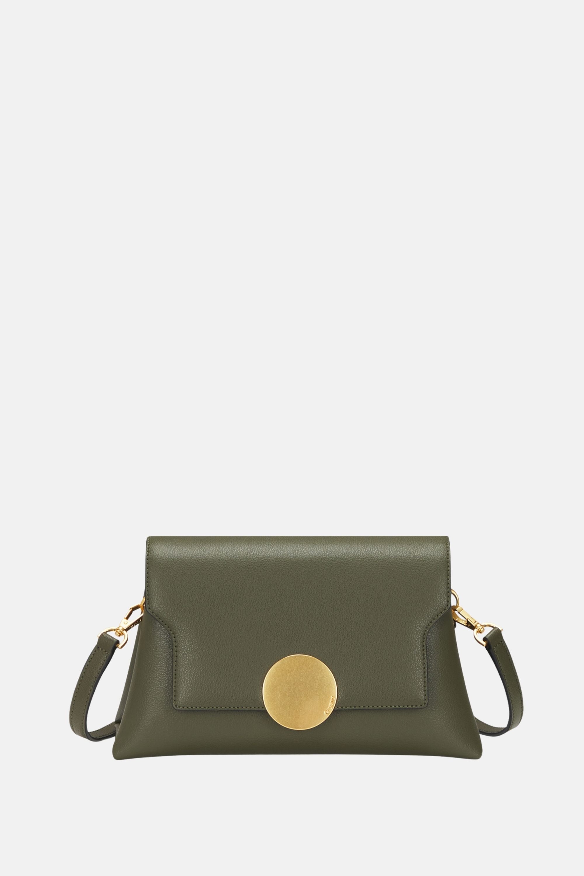 Oryany - Lottie Flap Crossbody Medium Handbags - Olive Leather