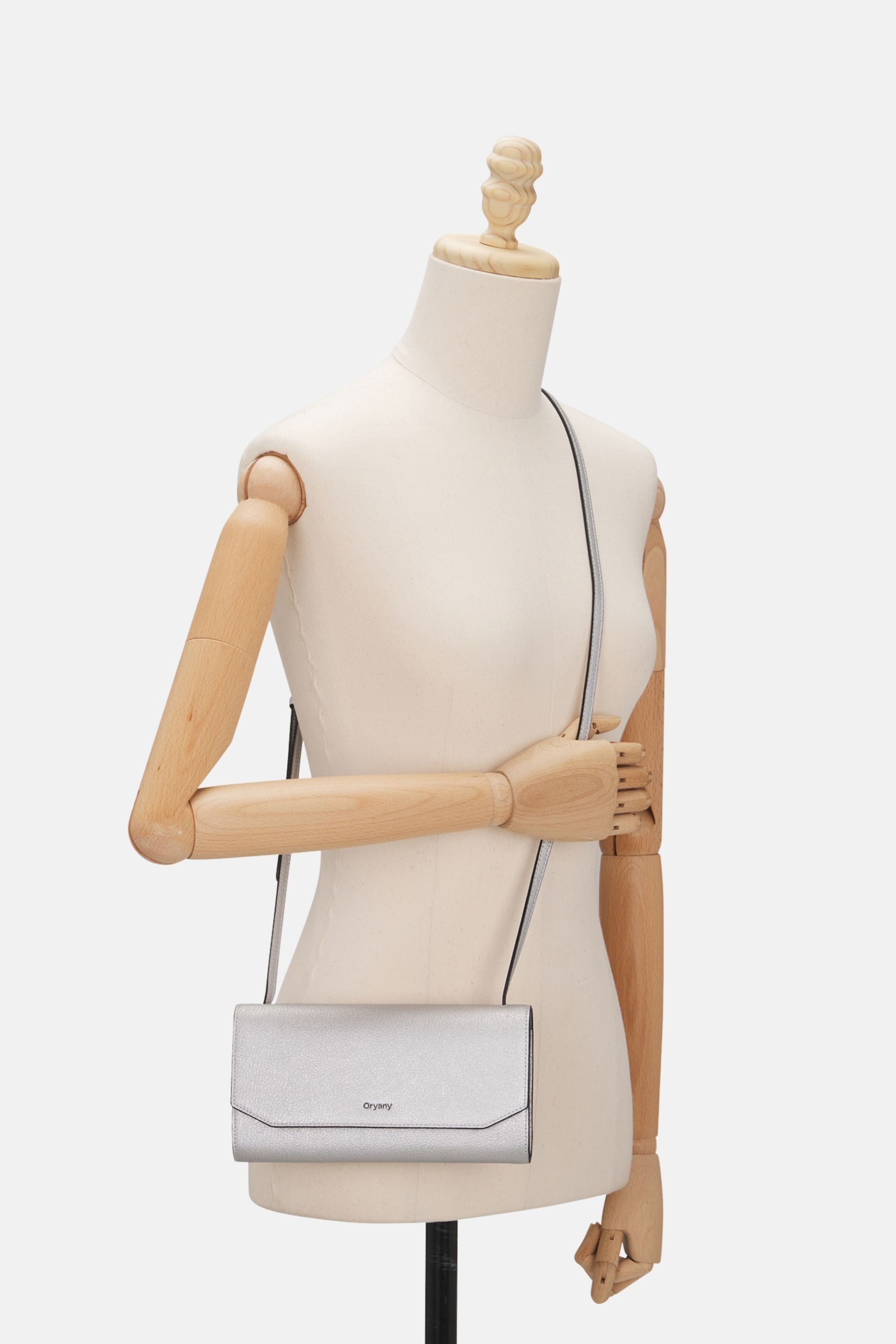 Oryany - Mandy Travel Set Crossbody Handbags - Silver Leather