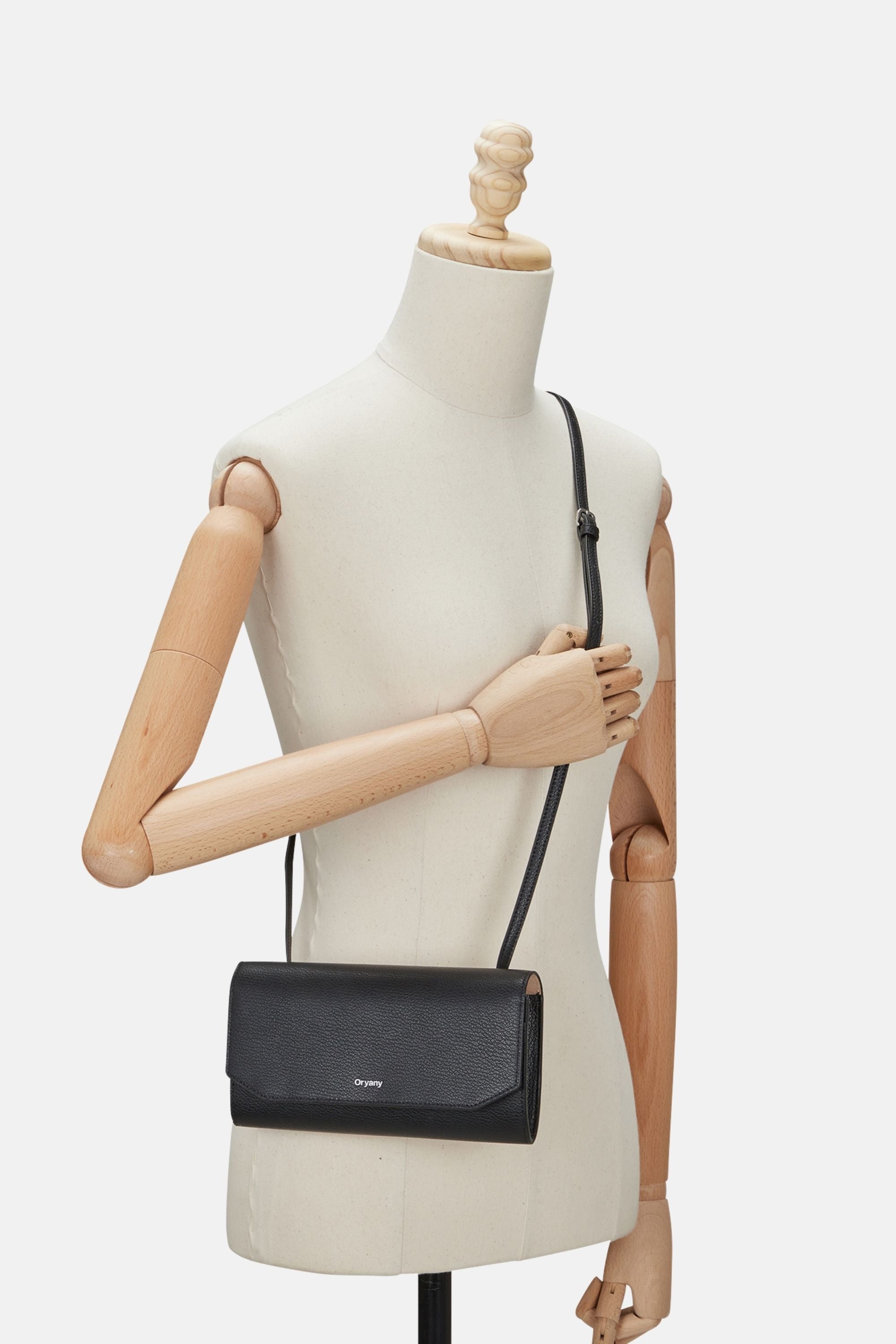 Oryany - Mandy Travel Set Crossbody Handbags - Black Leather