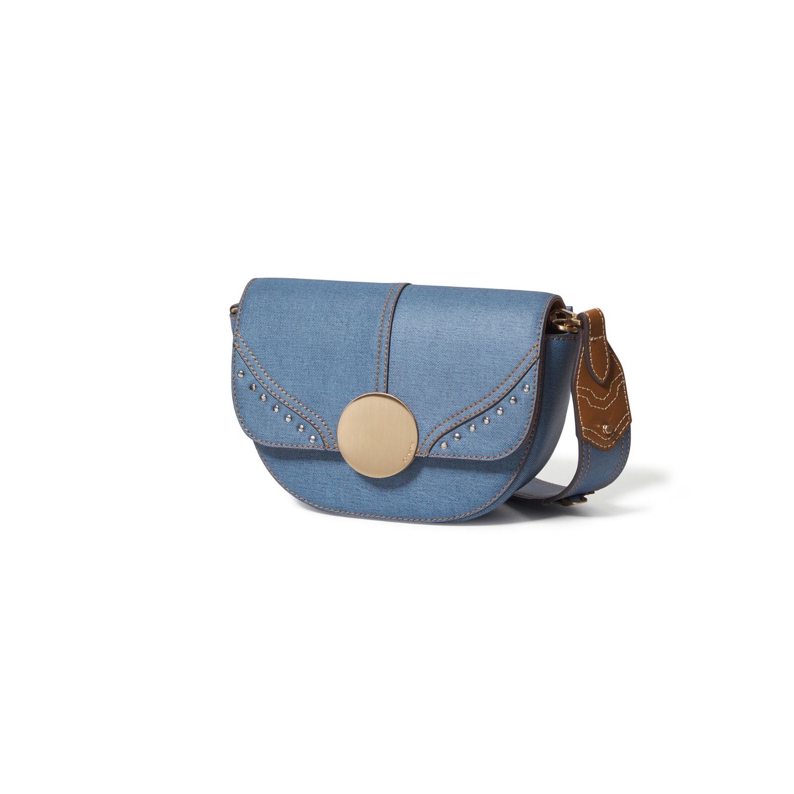 OrYany Blue cheapest Leather Crossbody Bag