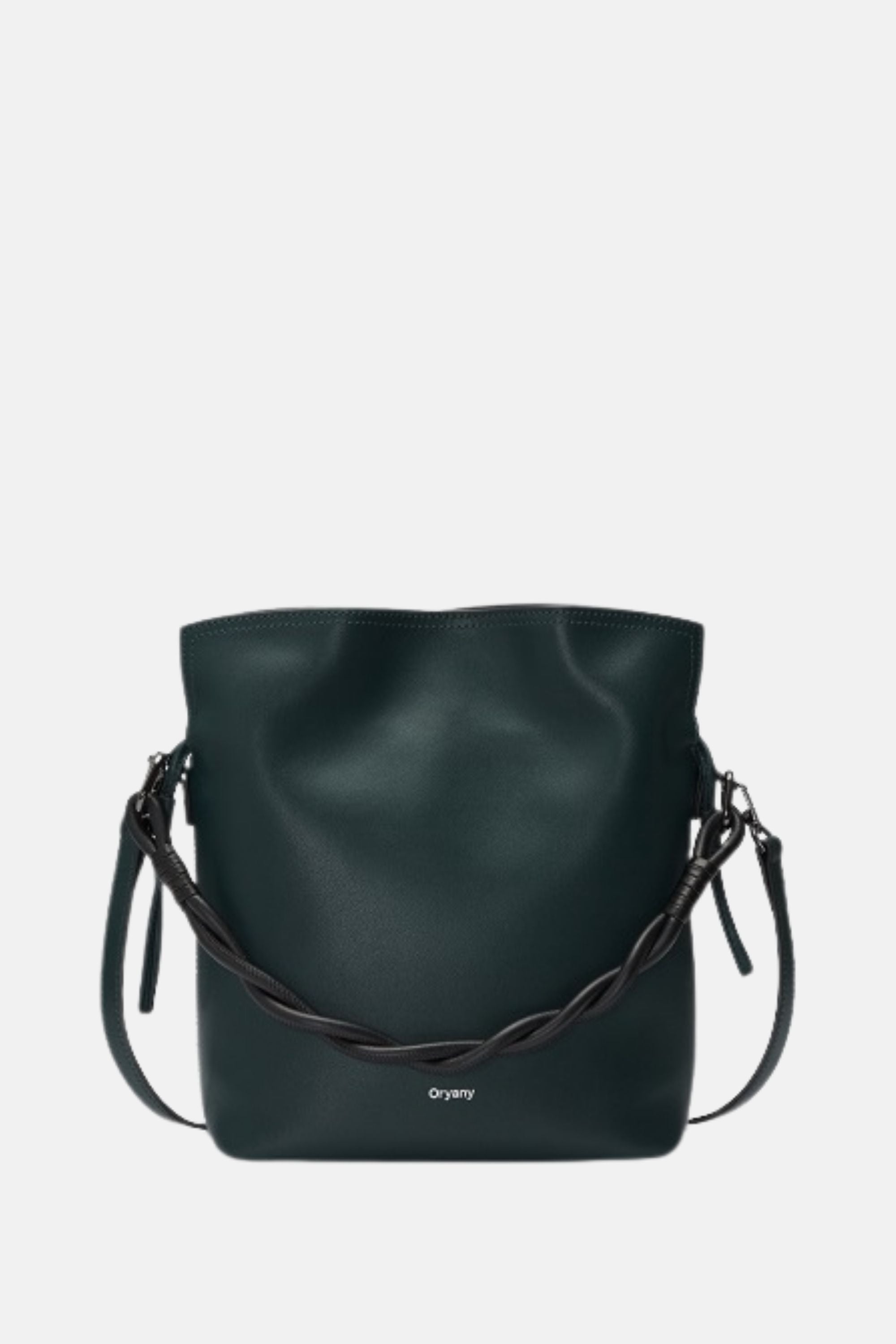 Oryany - Madeleine Bucket Medium Crossbody Handbags - Deep Green
