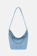 Oryany - Ball Chain Bucket Bag - Denim Blue Leather