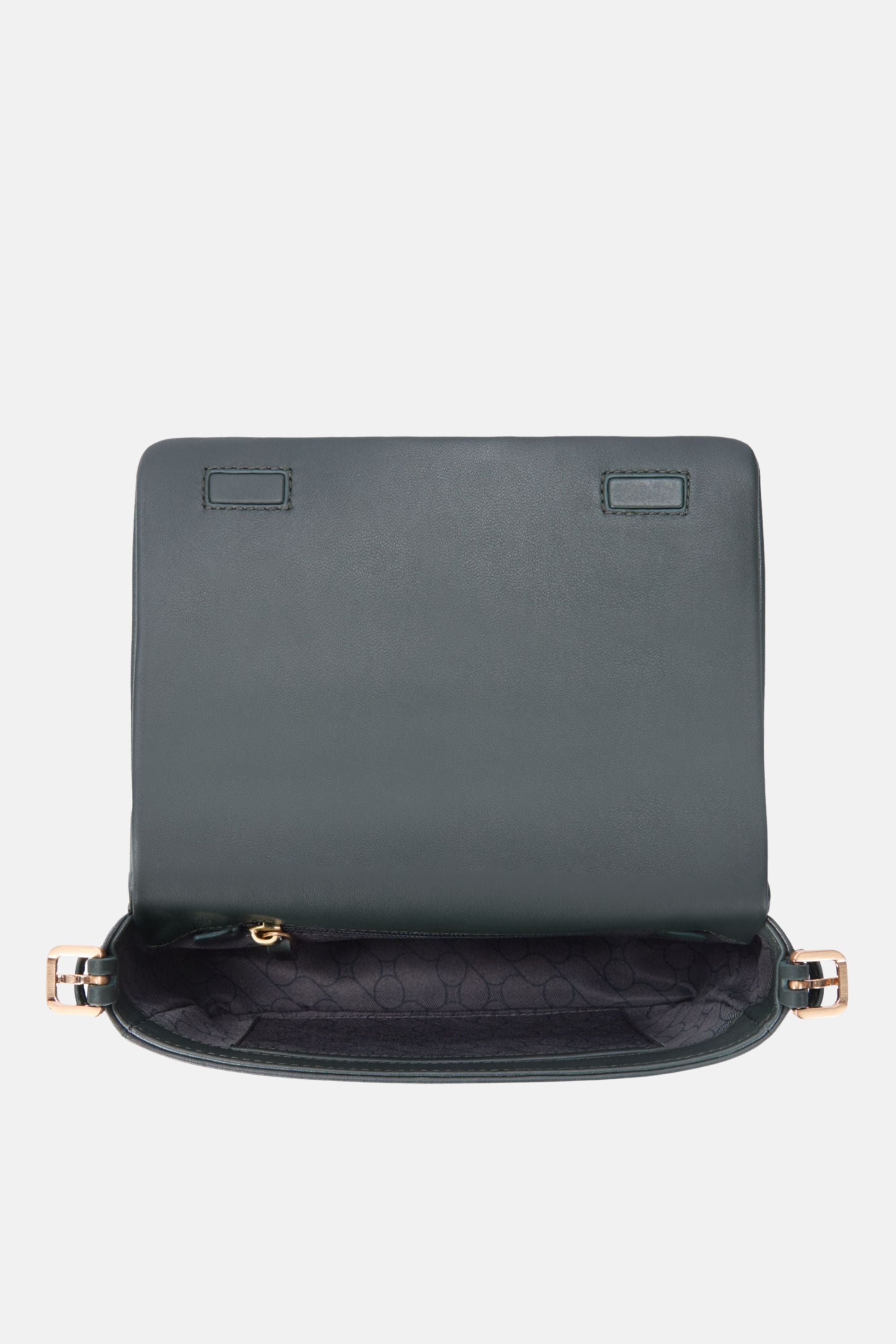 Bell Shoulder - Medium Crossbody - Deep Green / One size