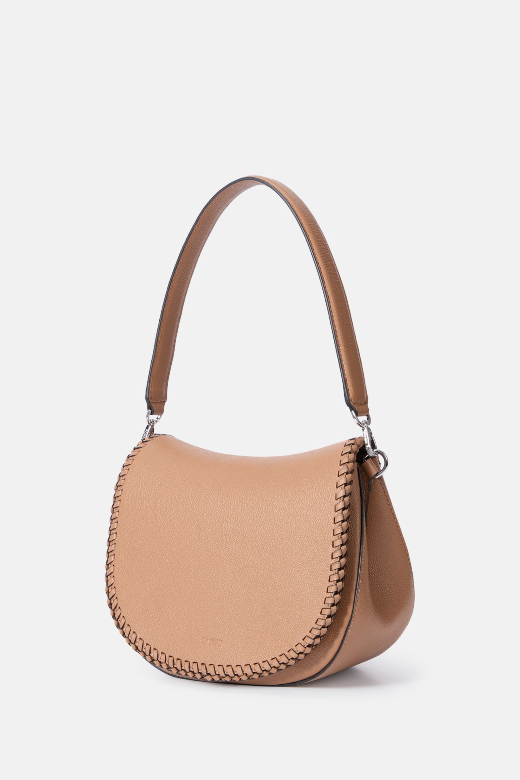 Oryany - Bentley Saddle Bag Medium - Sand Brown Leather
