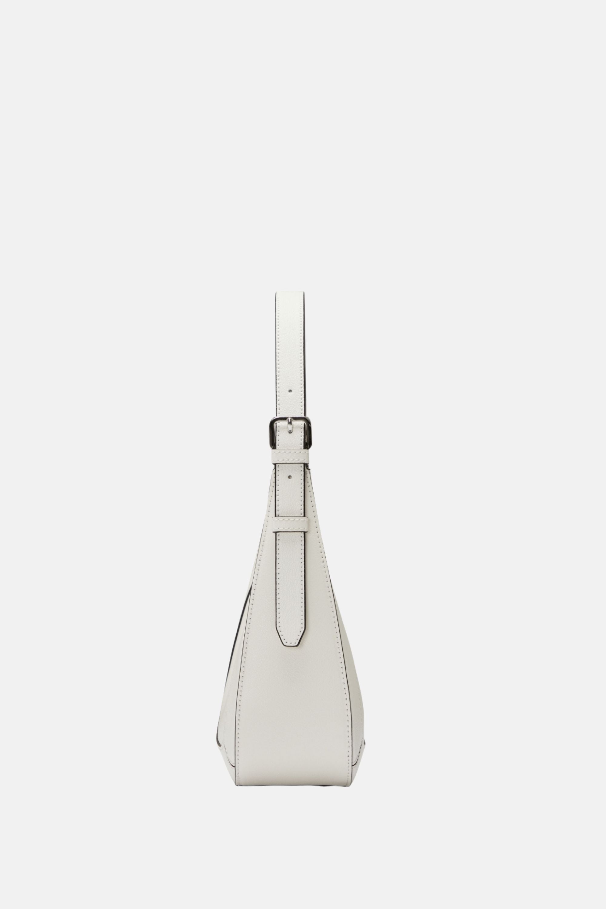 Oryany - Bahia Leather Zip Shoulder & Crossbody Bag – Cloud
