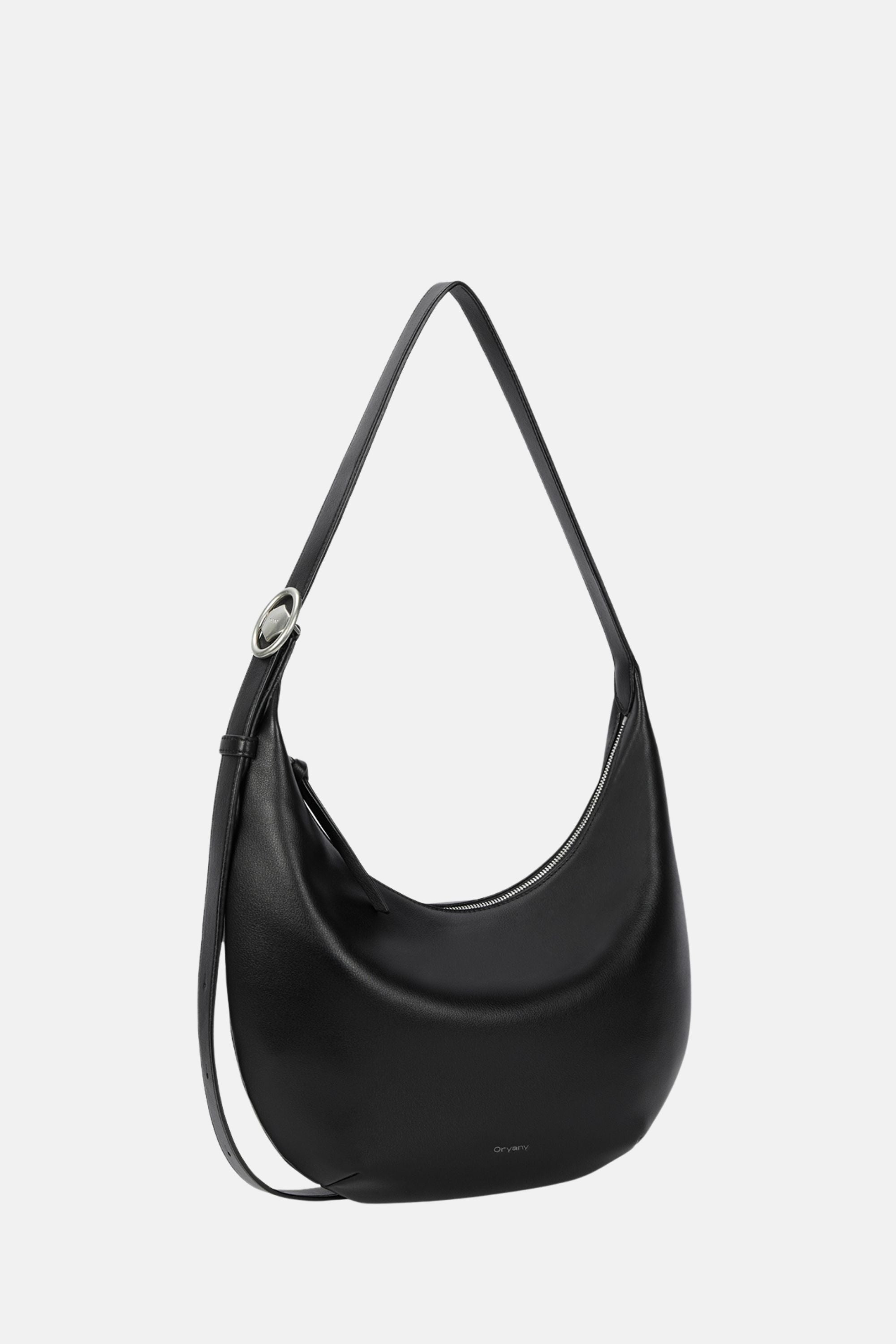 Crescent Shoulder - Hobo Bag - Black / One size