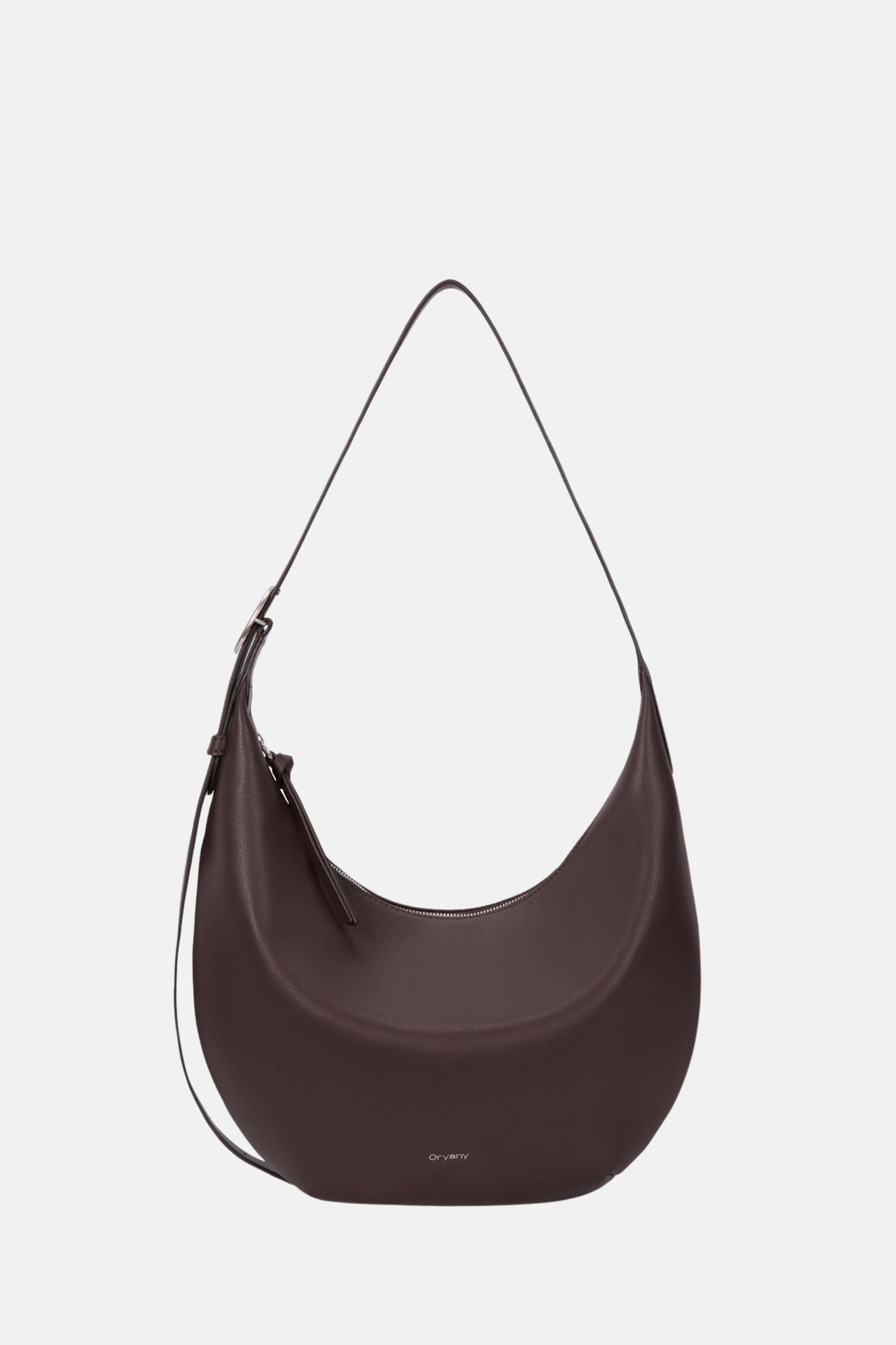 Crescent Shoulder - Hobo Bag - Sepia / One size