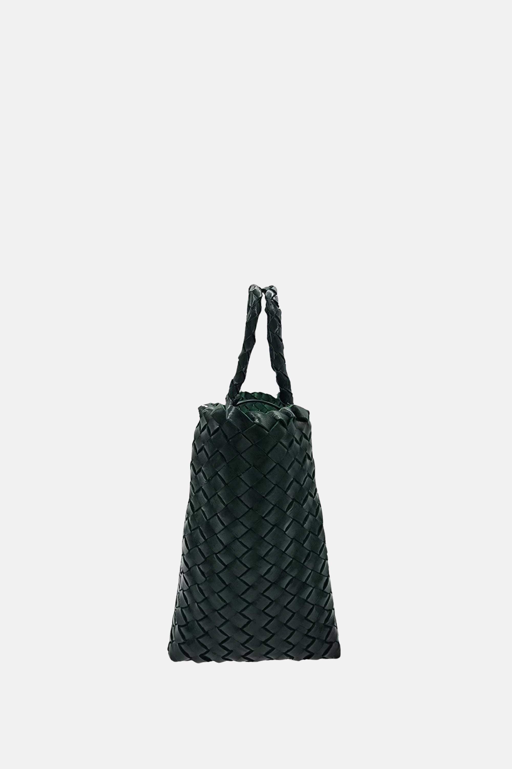 Oryany - Kayla Handwoven Leather Satchel Bag - Small Satchel - Pinegrove
