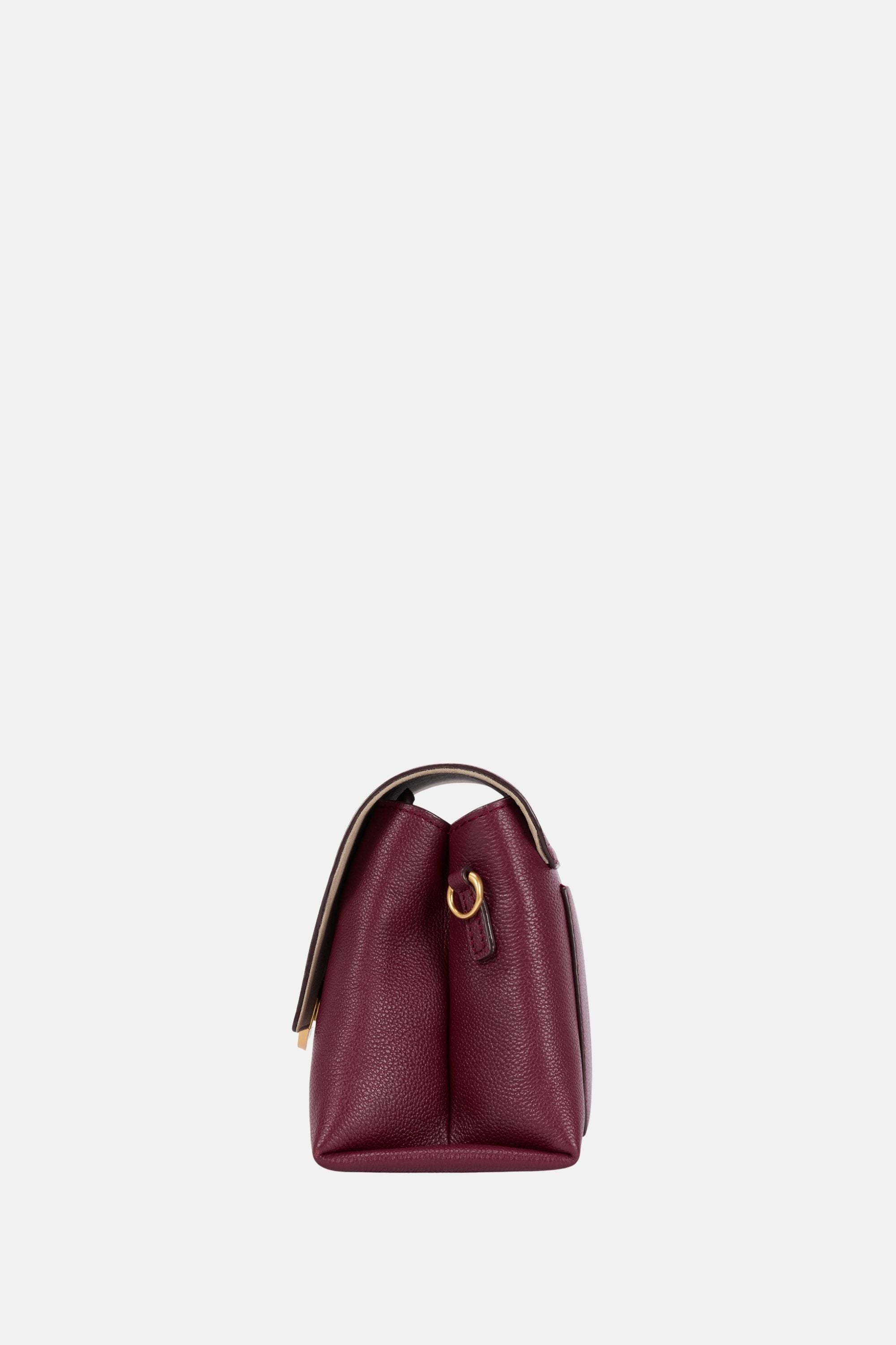 Oryany - Lottie Flap Crossbody Medium Handbags - Maroon Leather
