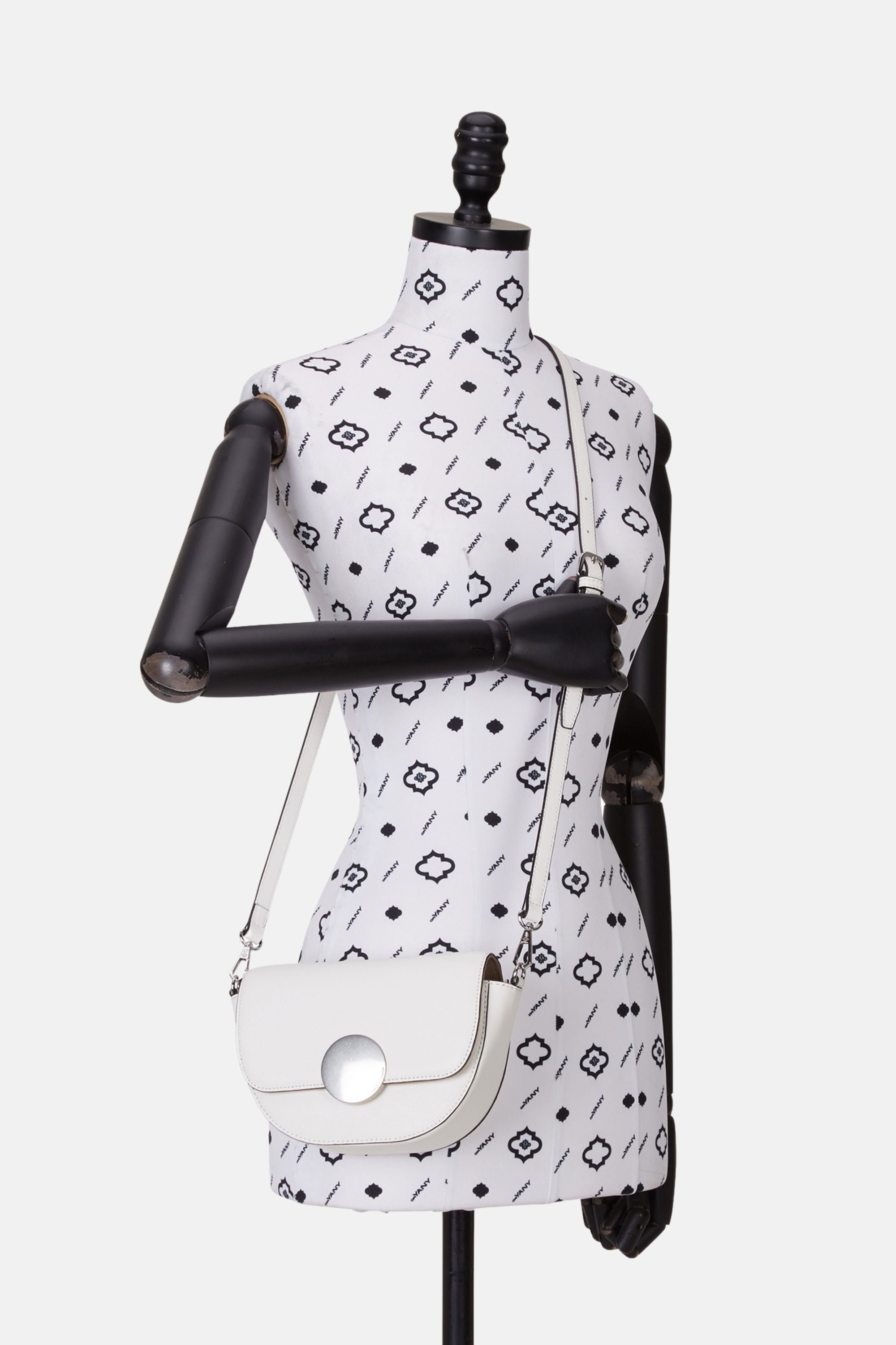 Oryany - Lottie Saddle Crossbody Small Handbags - Cloud Leather